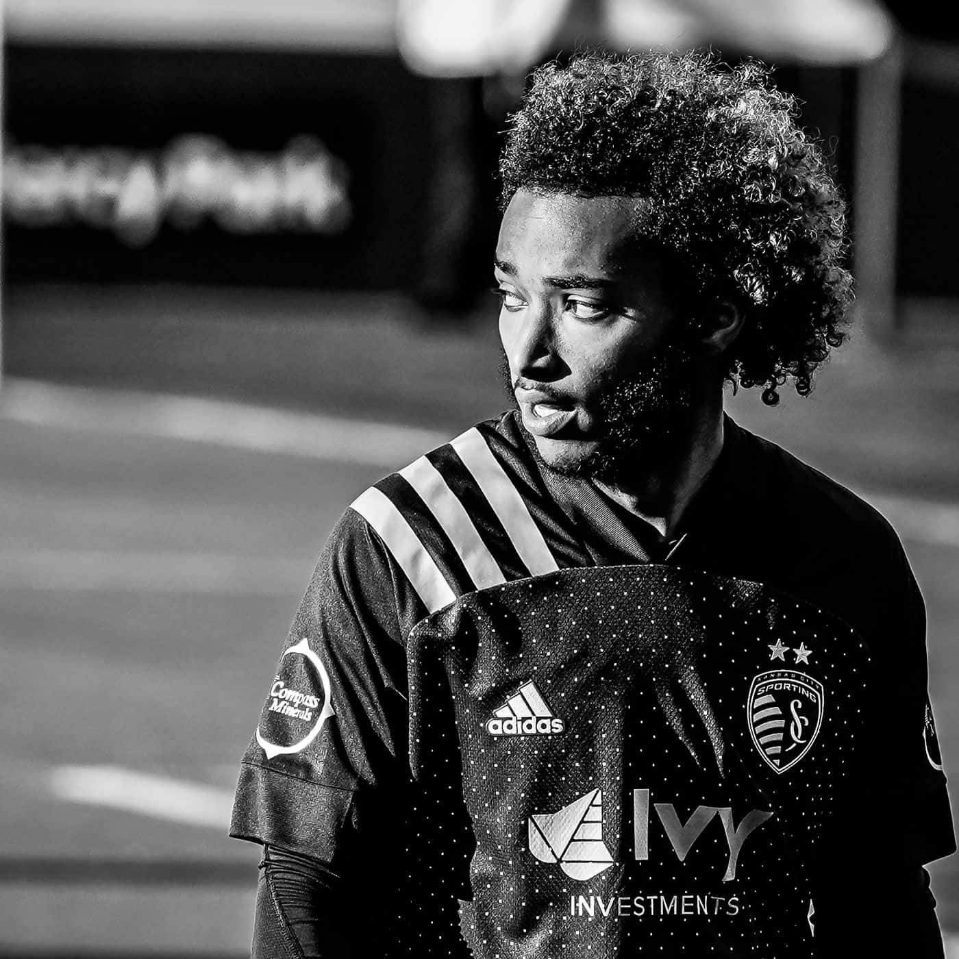 Gianluca Busio Of The Sporting Kansas City Background