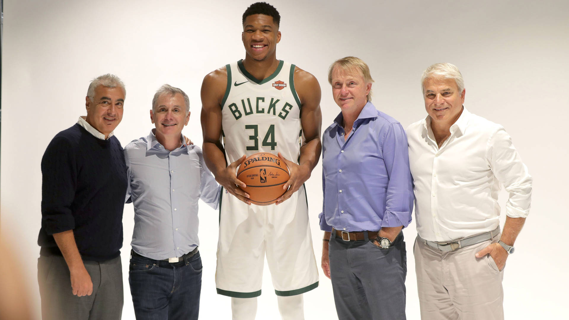 Giannis Antetokounmpo And Bucks' Owners Background