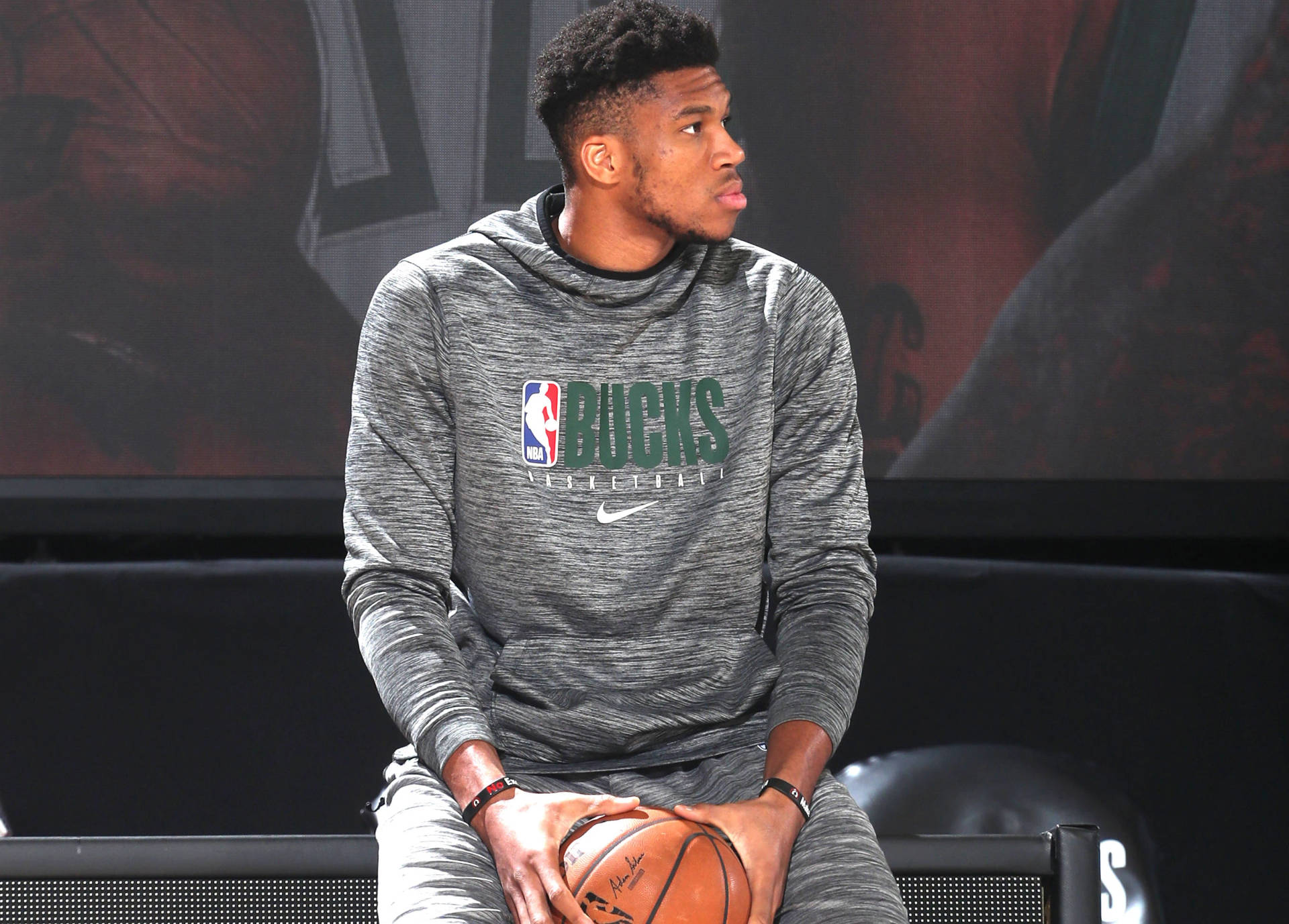 Giannis Antetokounmpo In Nike Jacket