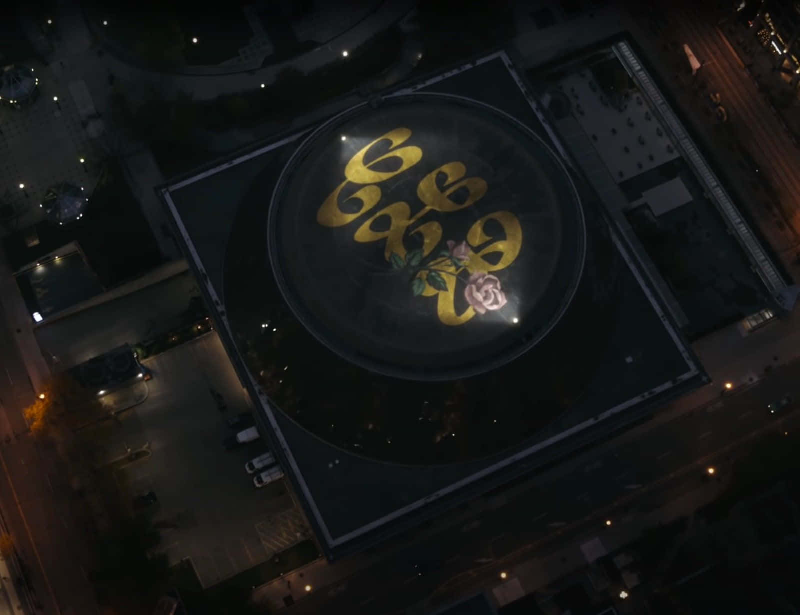 Giant Certified Lover Boy Logo On Rooftop