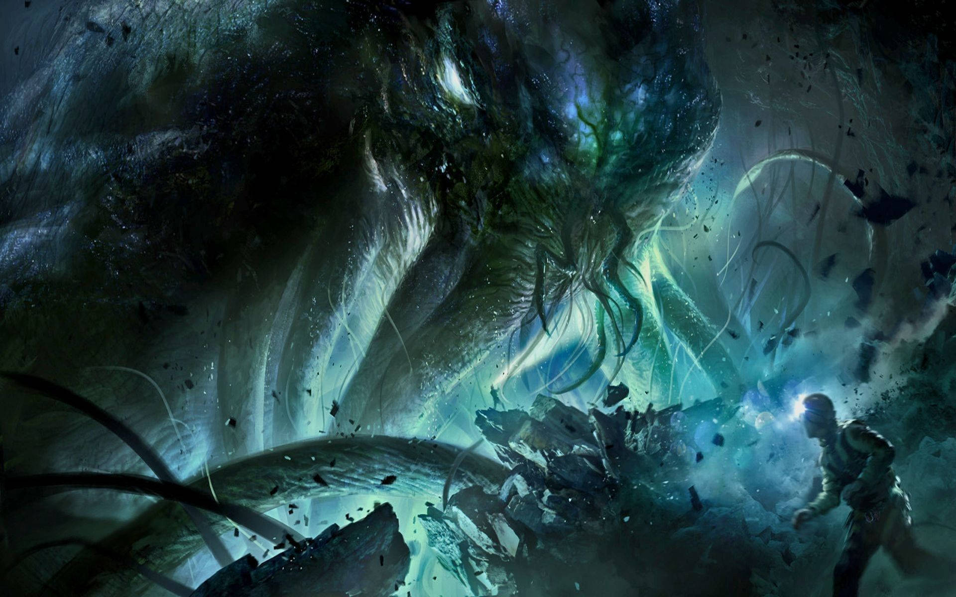 Giant Lovecraft Cthulhu Background