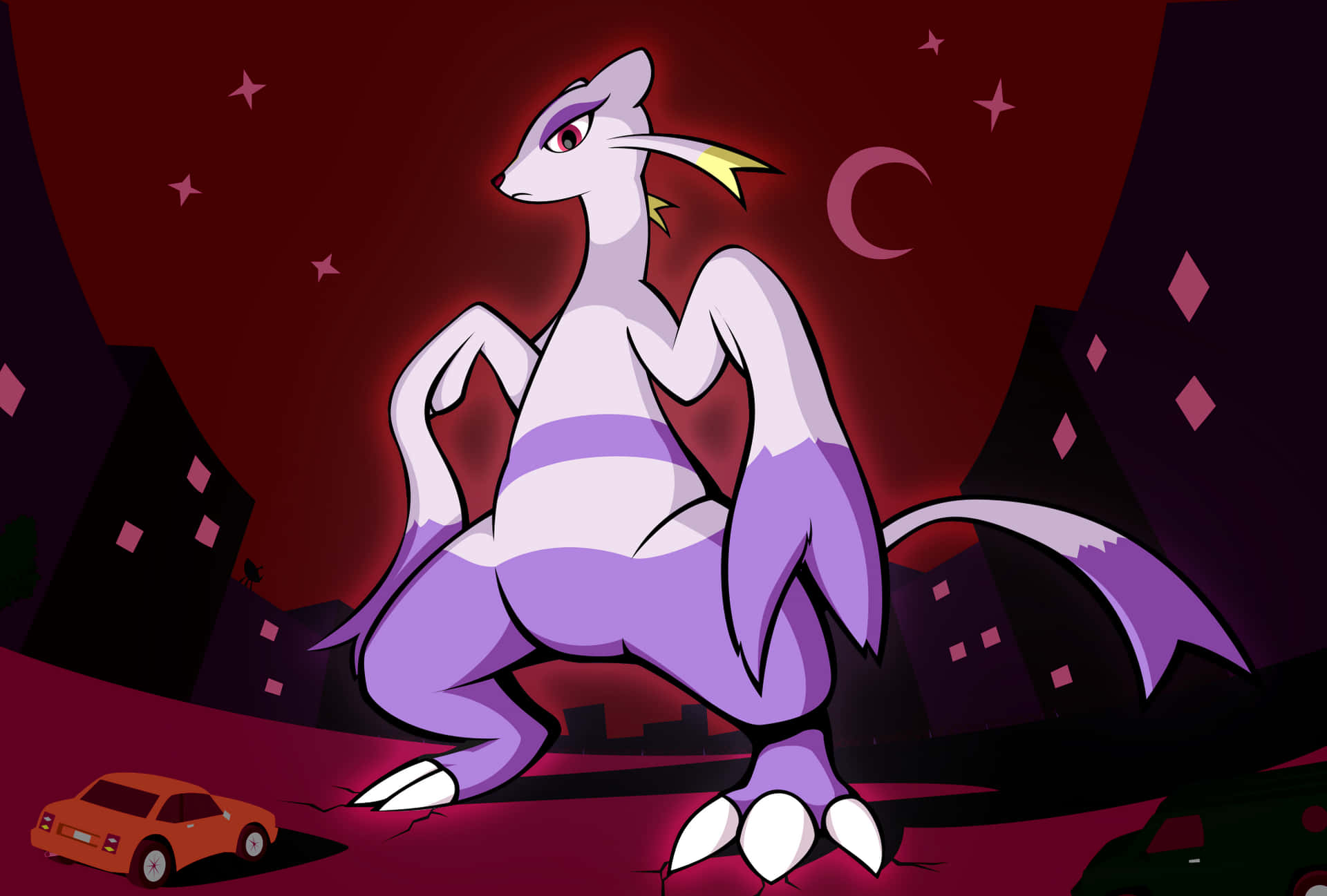 Giant Mienshao Background