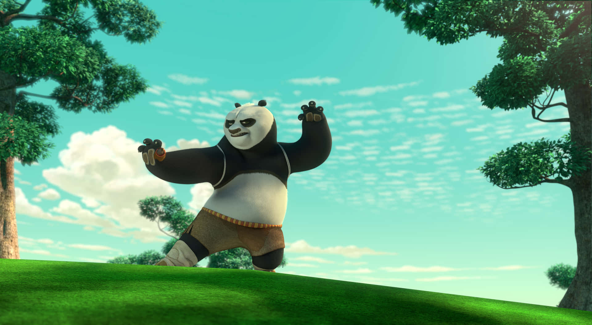 Giant Panda Kung Fu Stance