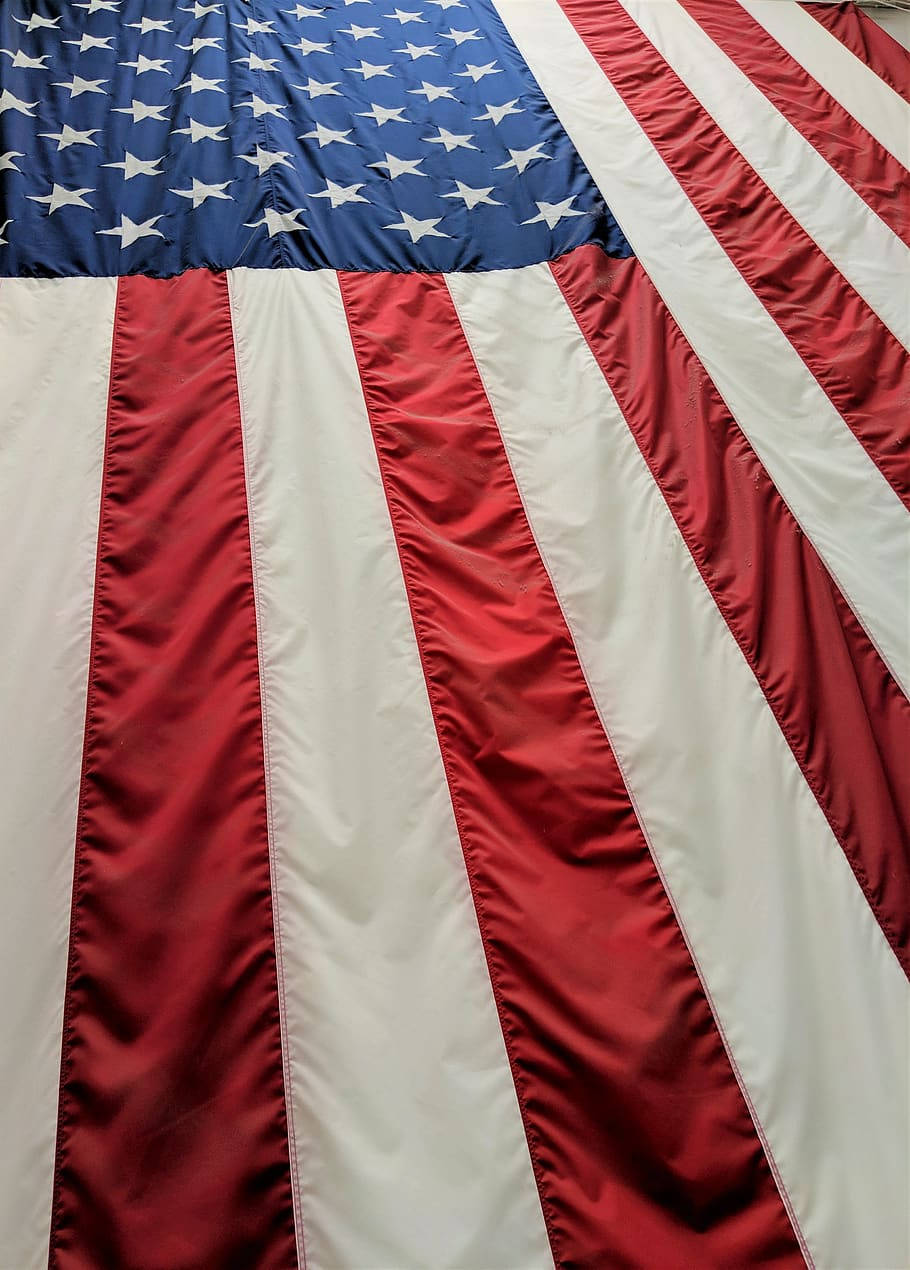 Giant Usa Flag Background