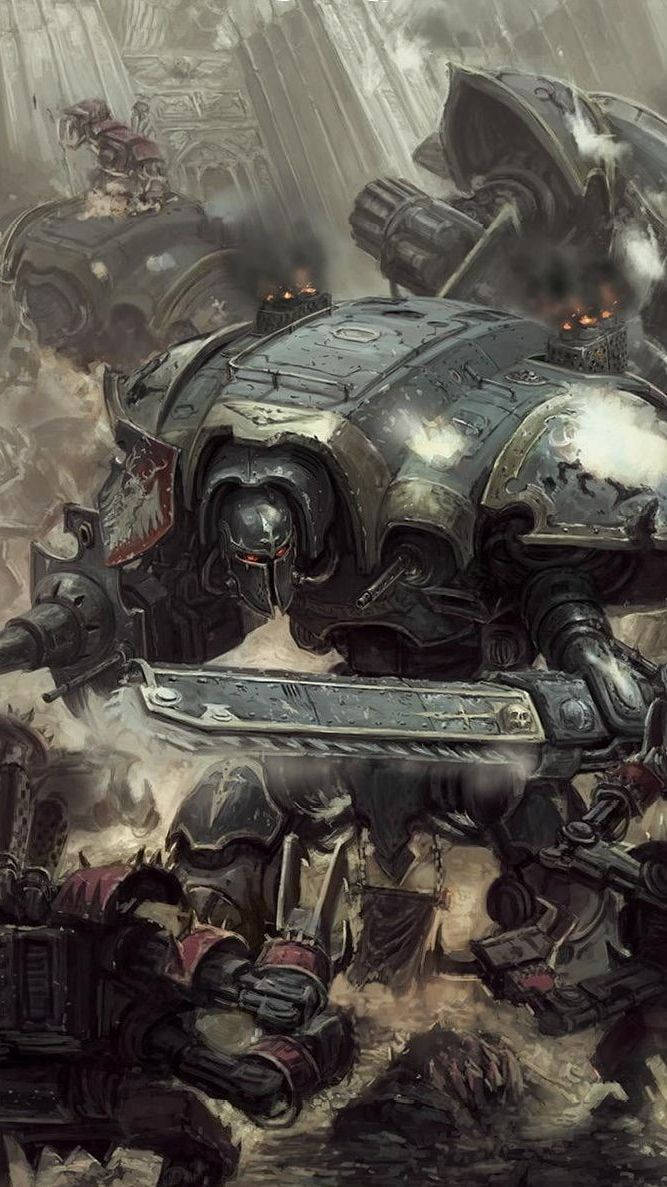 Giant War Robot Warhammer Background