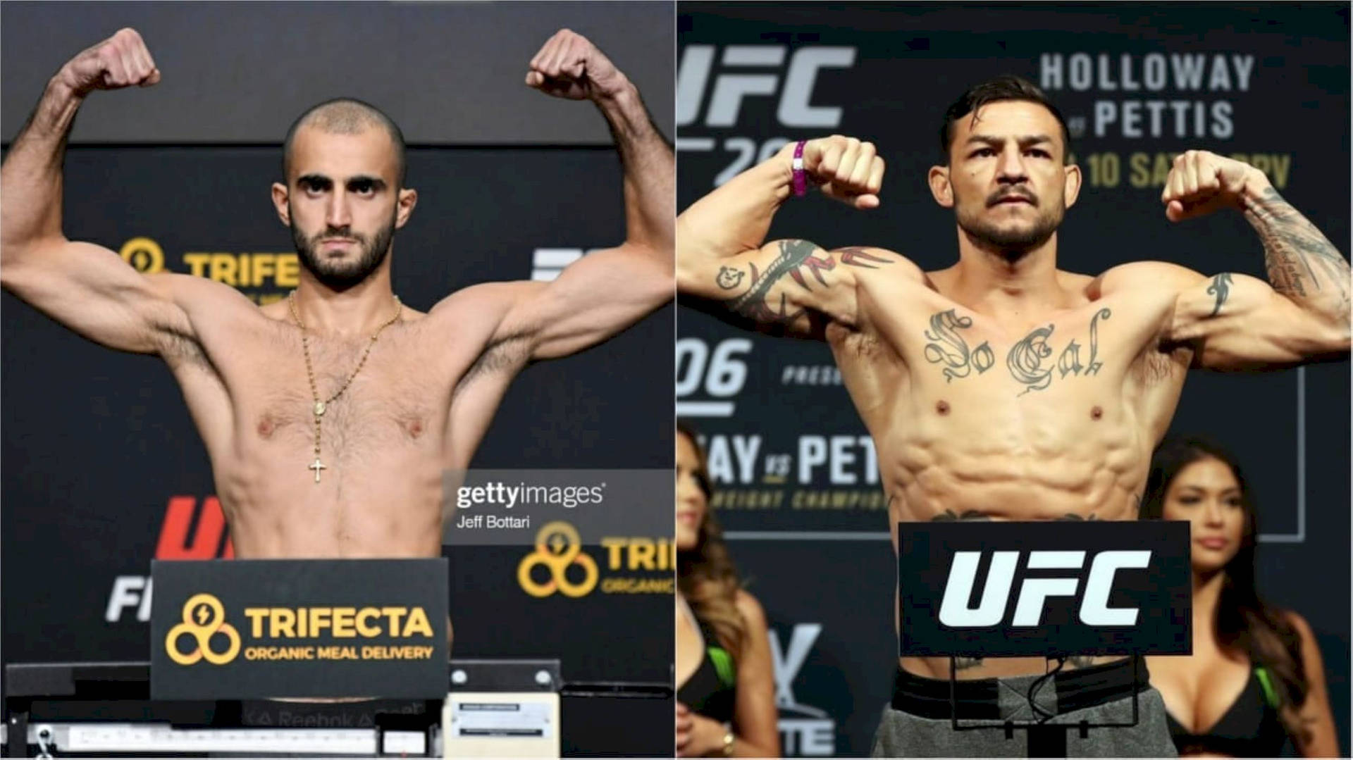 Giga Chikadze Vs Tattoo Ufc Background