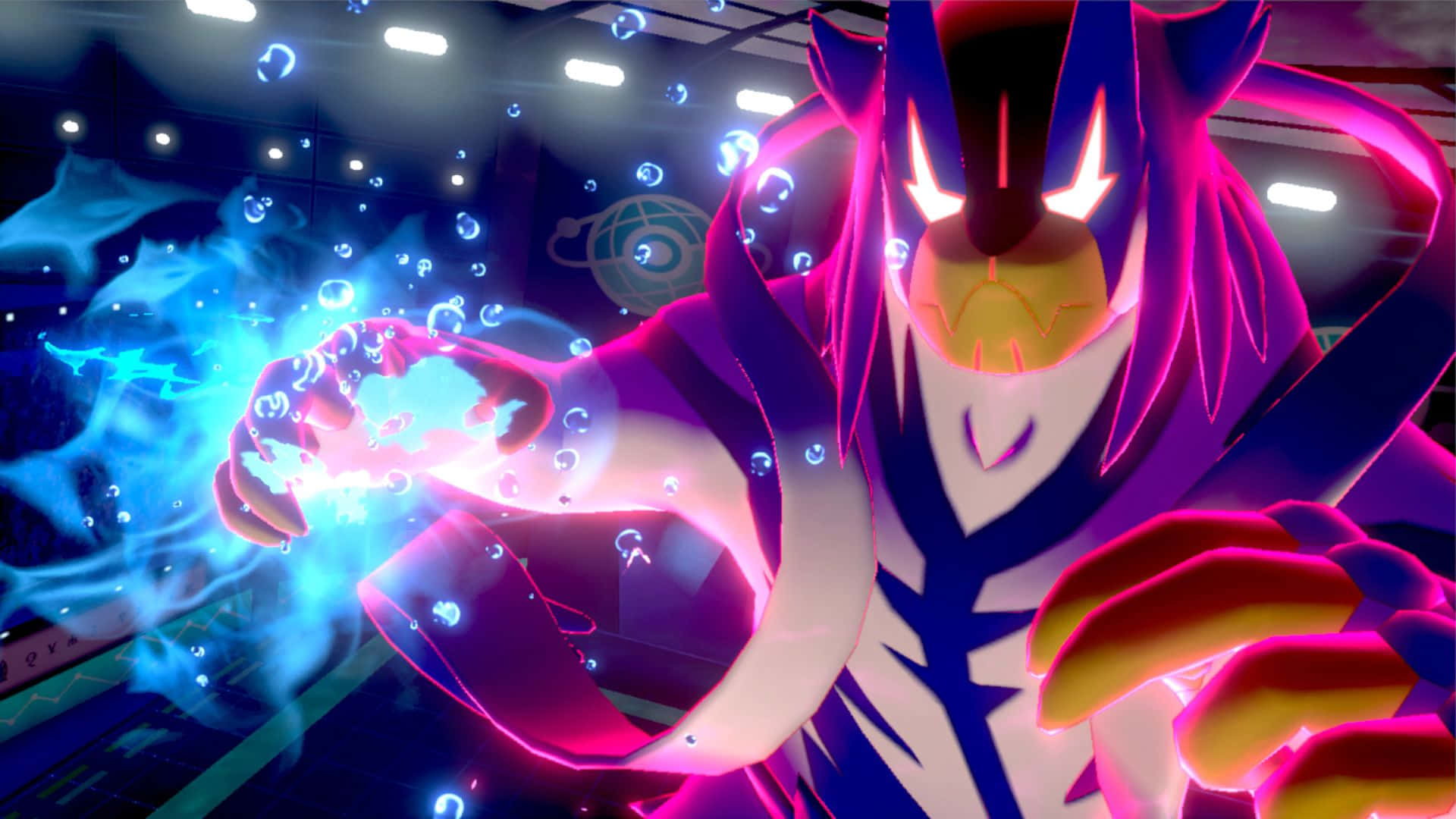 Gigantamax Urshifu In Its Element, Ready For Battle Background