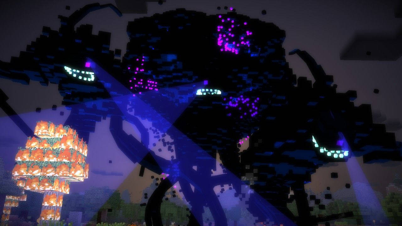 Gigantic Wither Storms Background