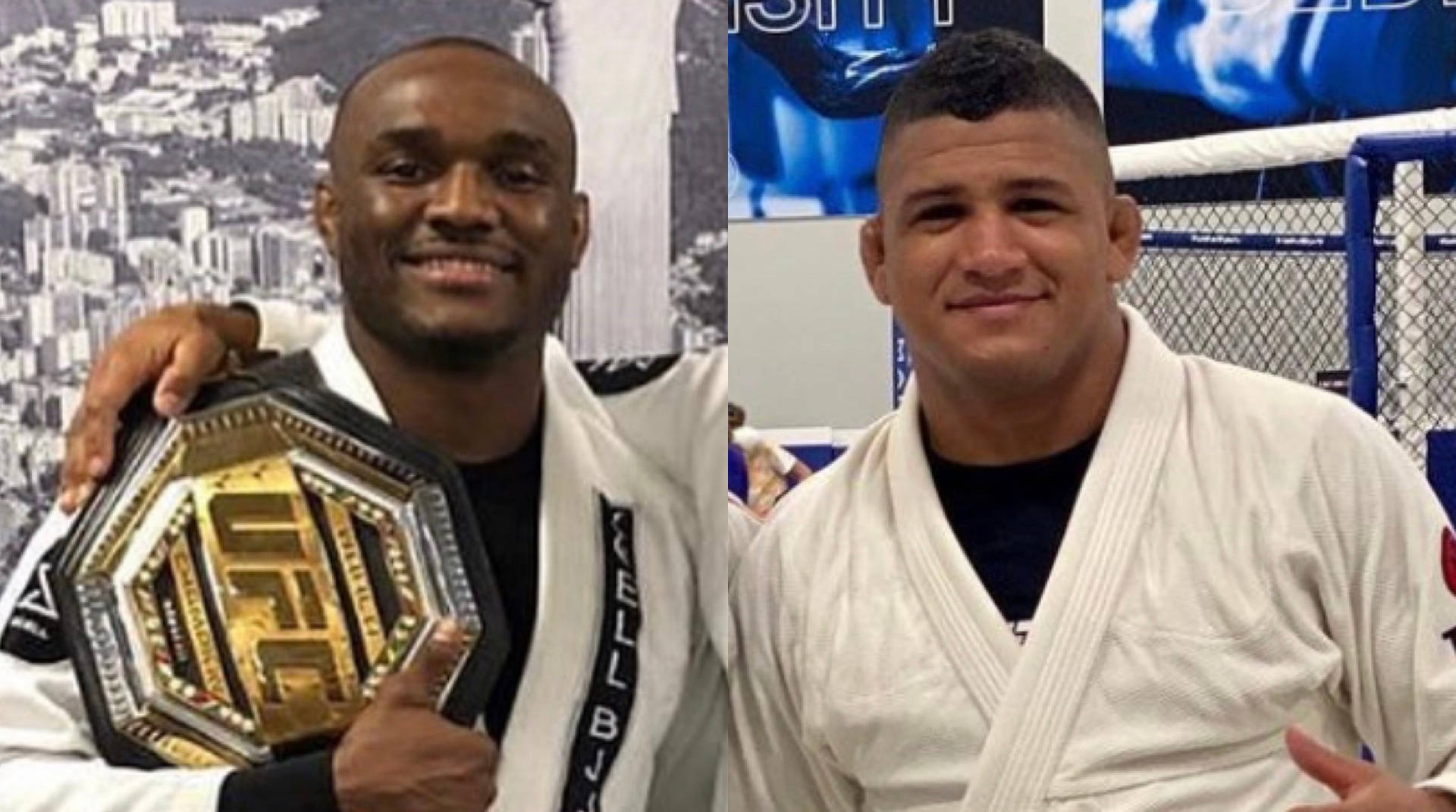 Gilbert Burns And Kamaru Usman Background