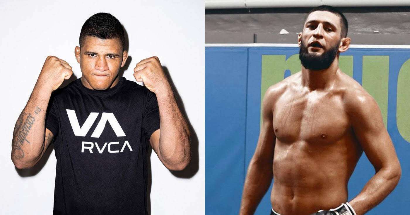 Gilbert Burns And Khamzat Chimaev Face-off In An Intense Mma Match