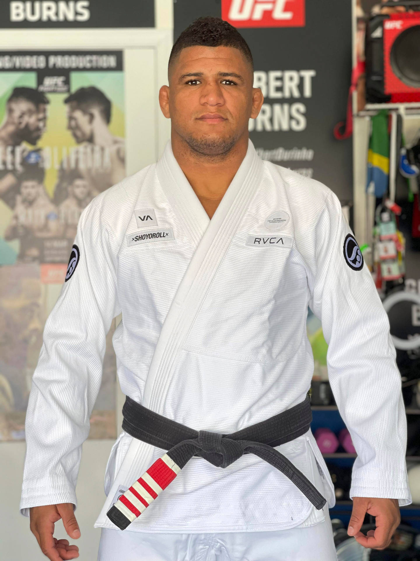 Gilbert Burns Brazilian Jiu-jitsu Black Belt Background