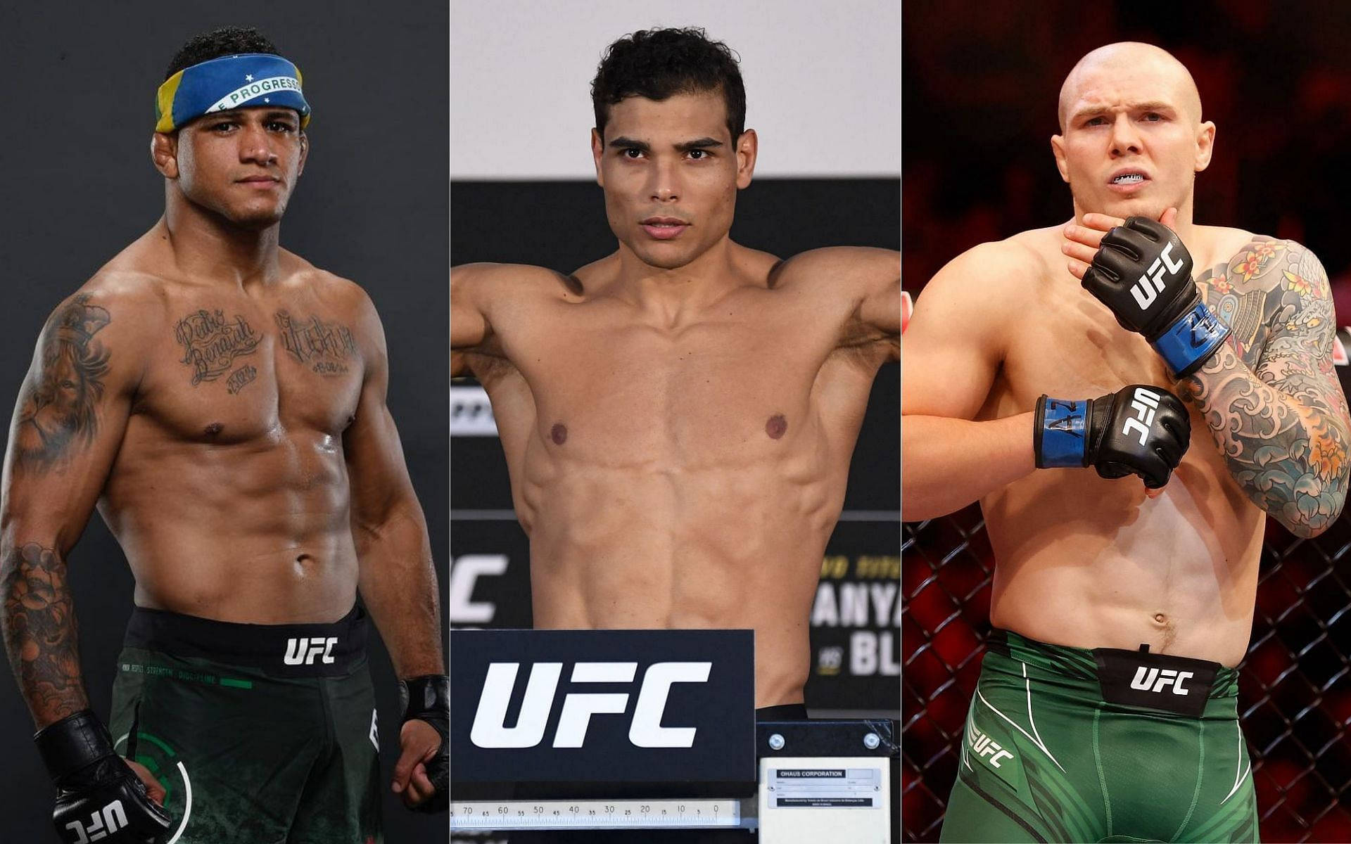 Gilbert Burns, Paulo Costa, And Marvin Vettori Background