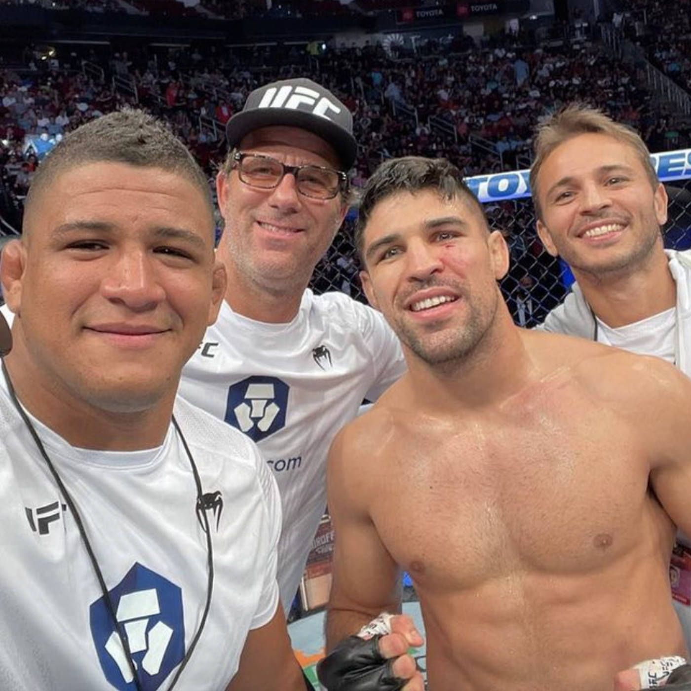 Gilbert Burns With Vicente Luque