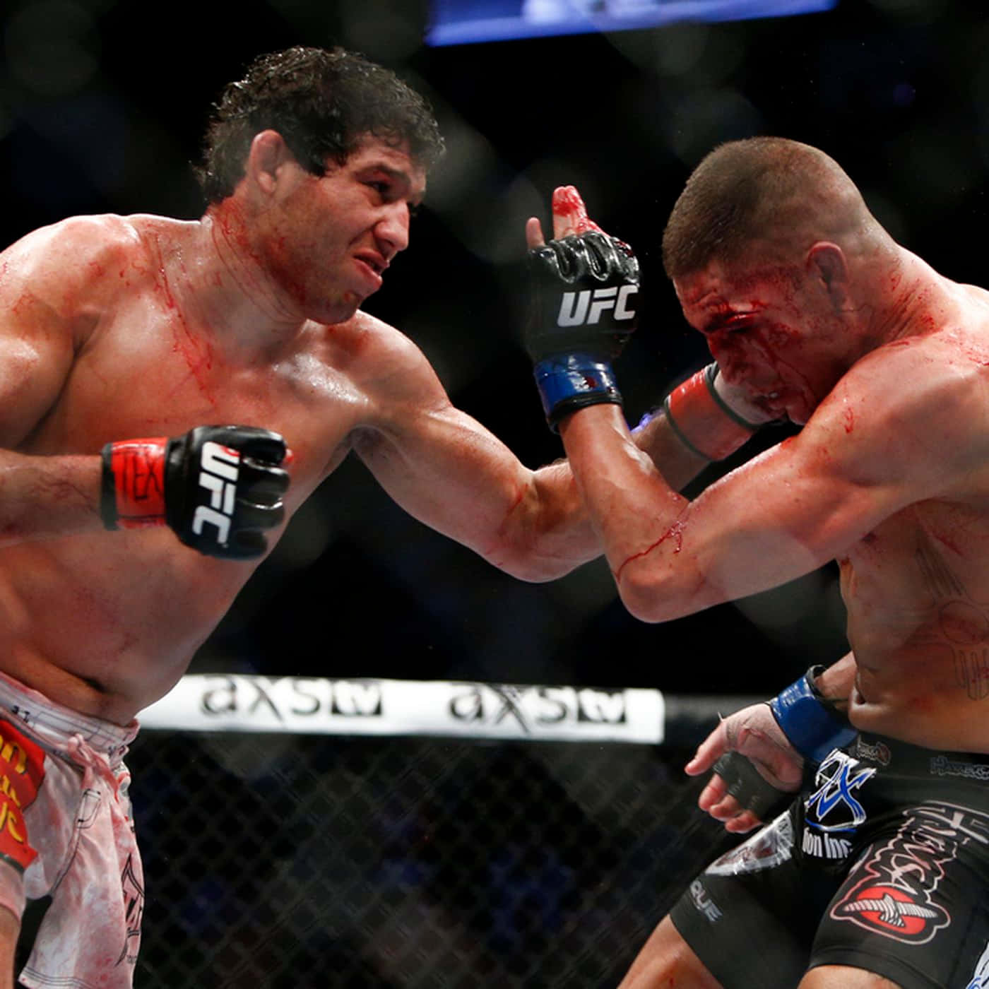 Gilbert Melendez Defeating Diego Sanchez Ufc Win Background