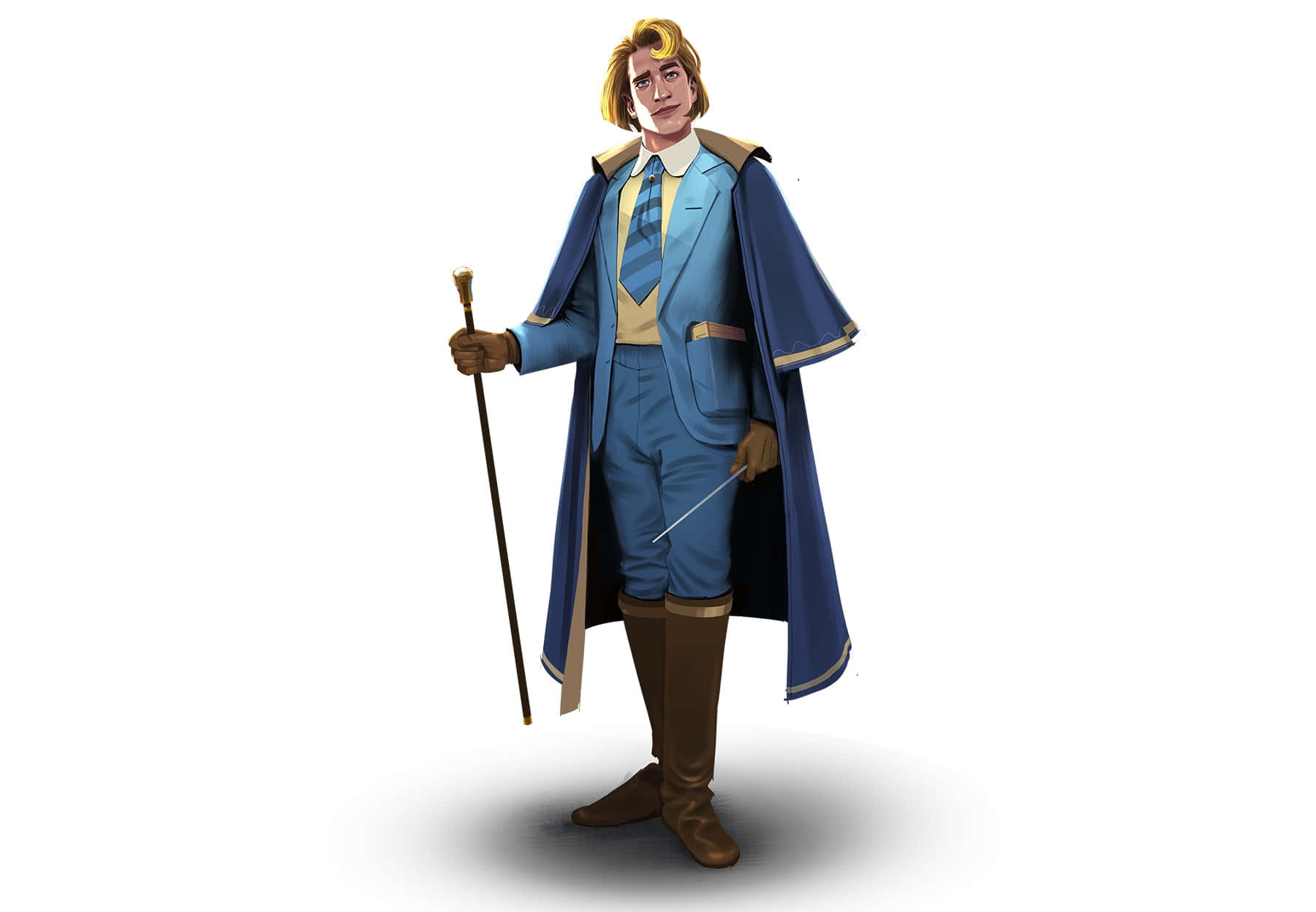 Gilderoy Lockhart Character Illustration Background