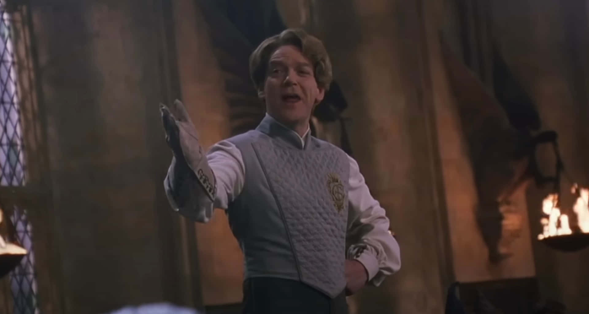 Gilderoy Lockhart Classroom Gesture Background