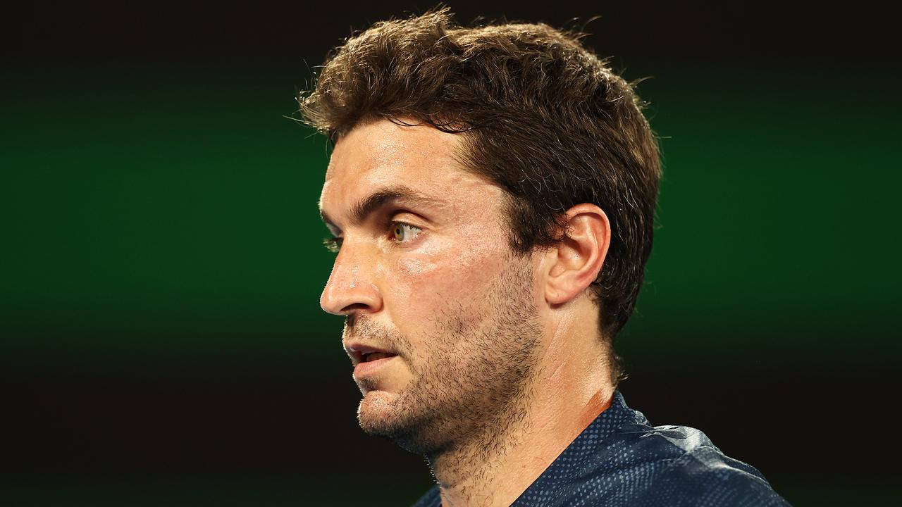 Gilles Simon Concerned Look