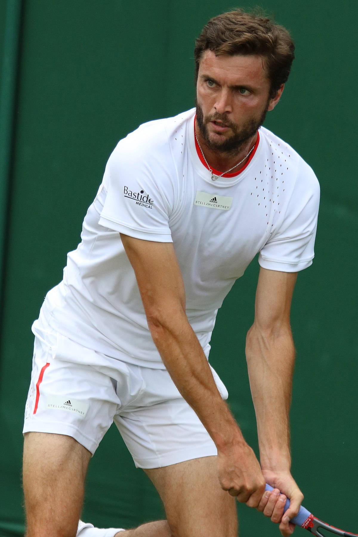 Gilles Simon Tennis Pose