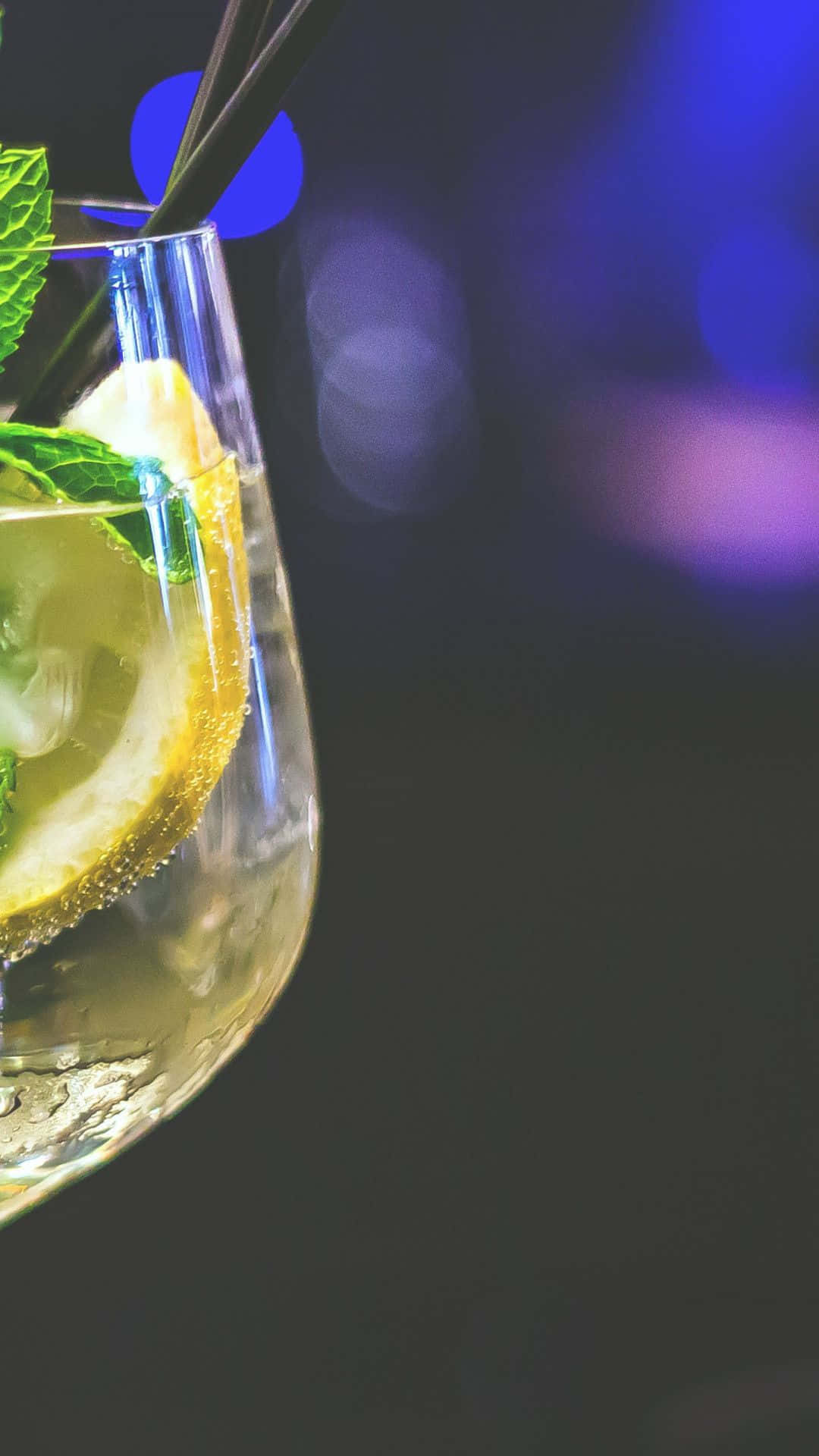 Gin Tonic Cocktail Background