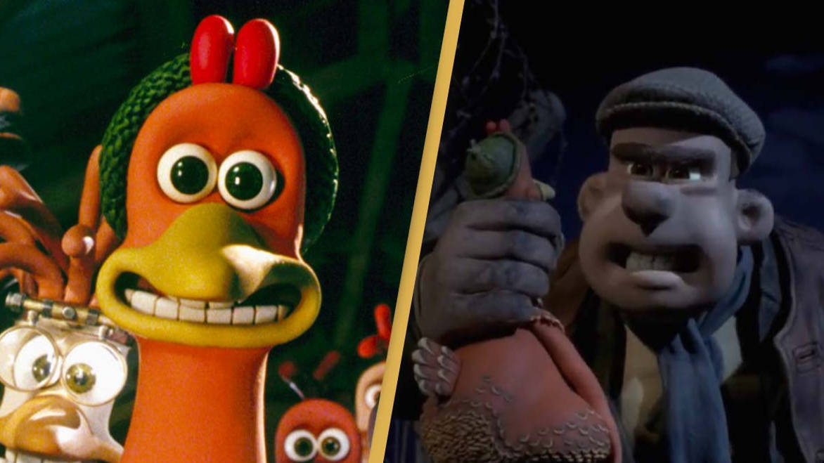 Ginger And Mr. Tweedy From The Chicken Run Film