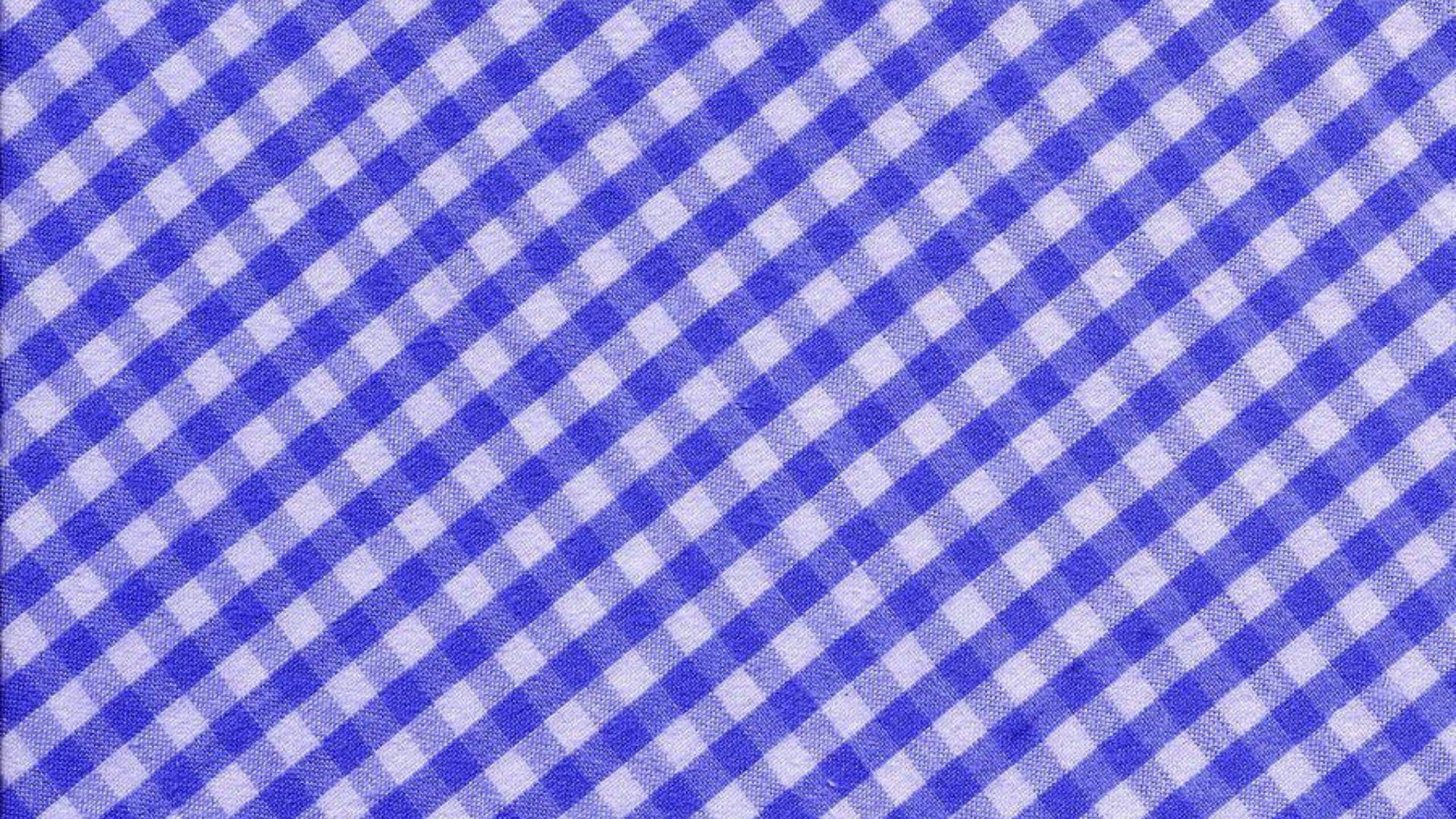 Gingham-style Blue Checkered Background