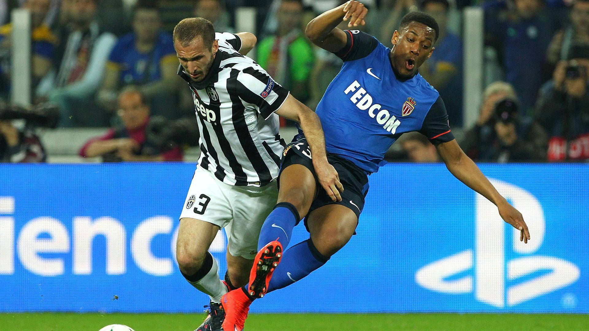 Giorgio Chiellini Anthony Martial Uefa Champions League Background