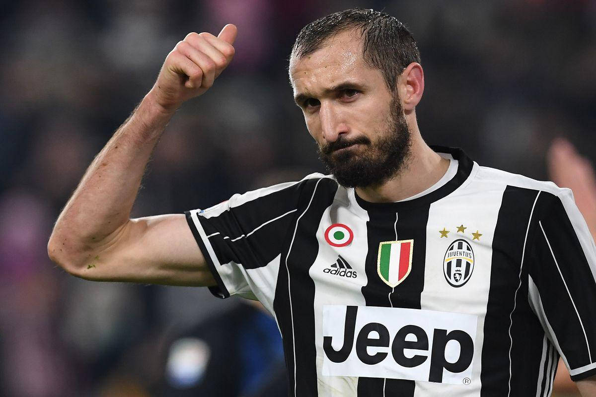 Giorgio Chiellini Football Player Thumbs Up