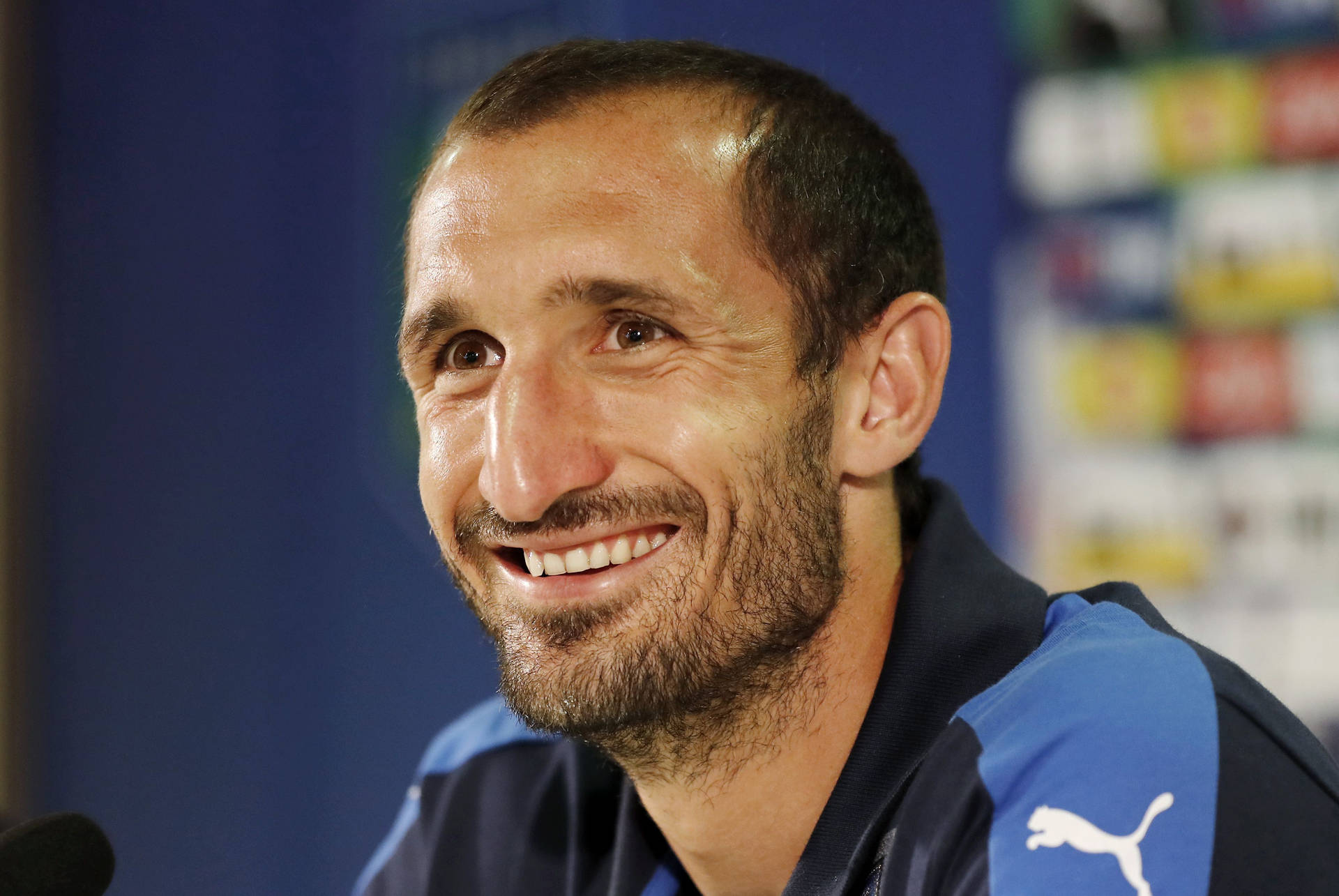 Giorgio Chiellini Italian Football Player Smile