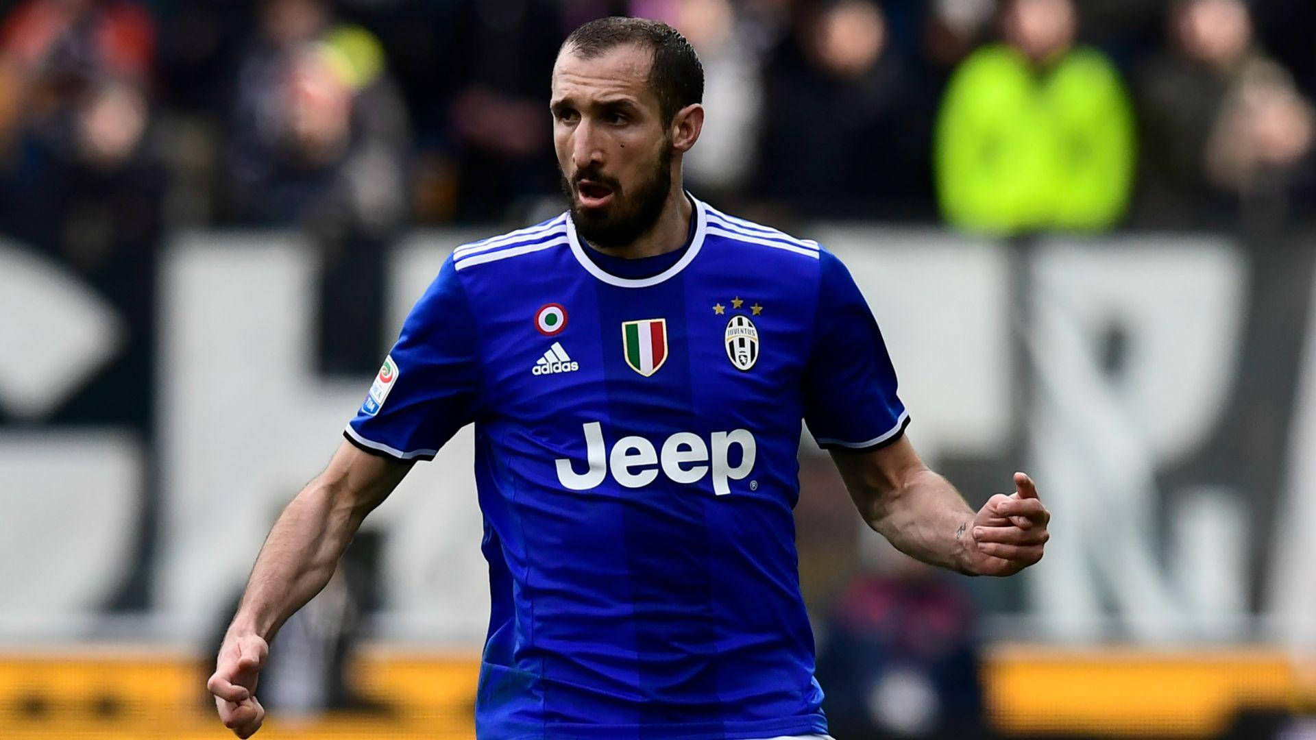 Giorgio Chiellini Juventus Fc Football Player Background