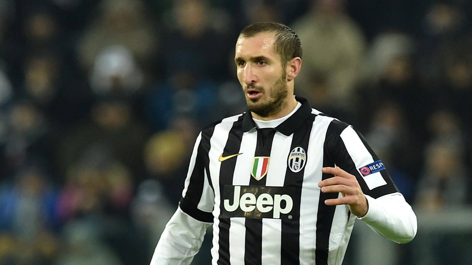 Giorgio Chiellini Juventus Fc Shocked Reaction