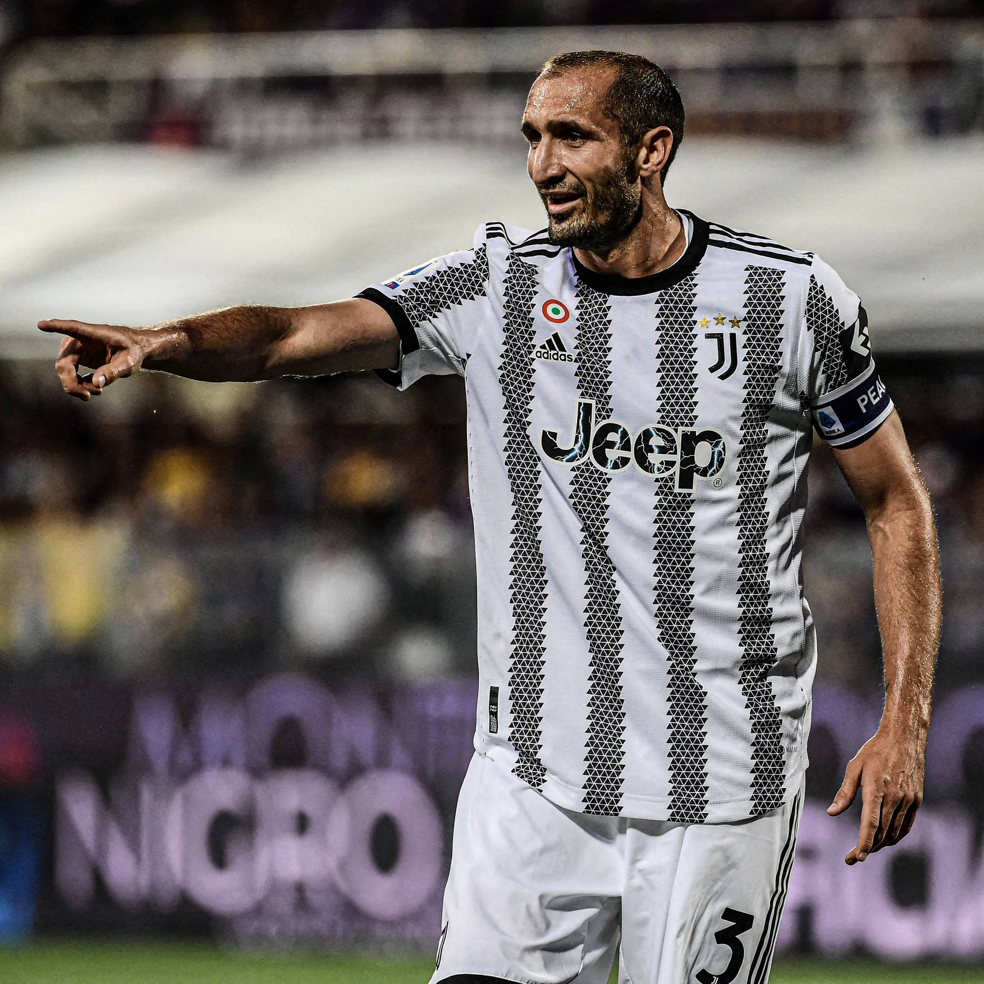 Giorgio Chiellini Juventus Fc Vs. Ss Lazio Background