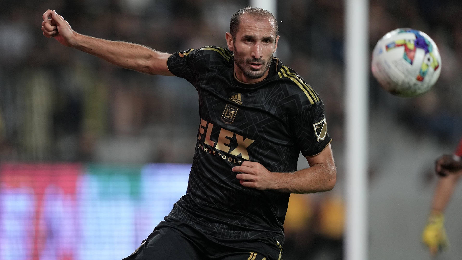 Giorgio Chiellini Kick Ball Los Angeles Vs. Austin Background