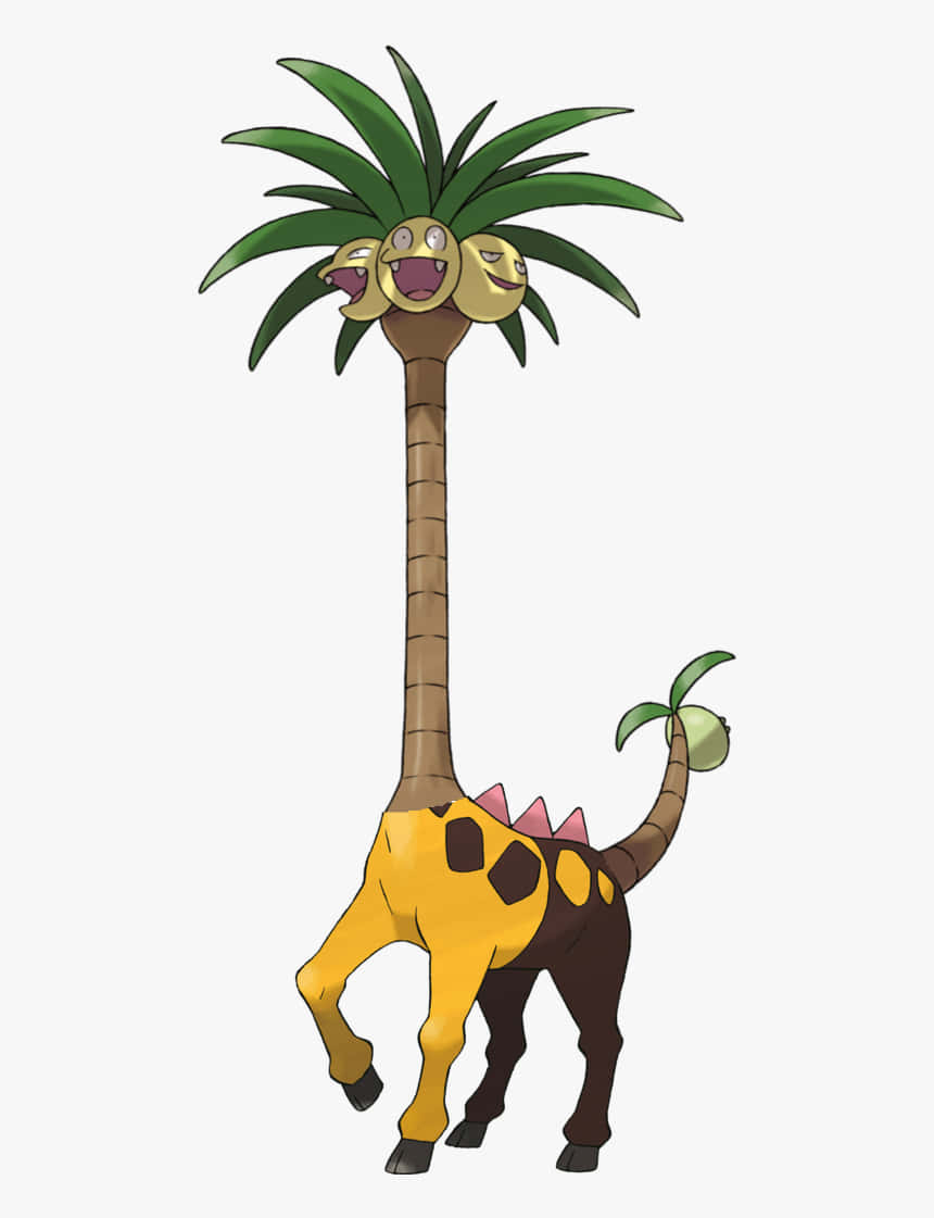 Girafarig And Exeggutor Fusion