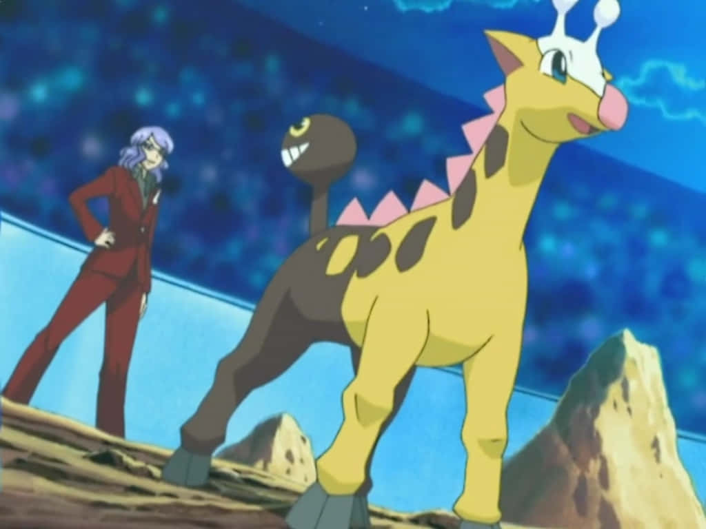 Girafarig Battle Background