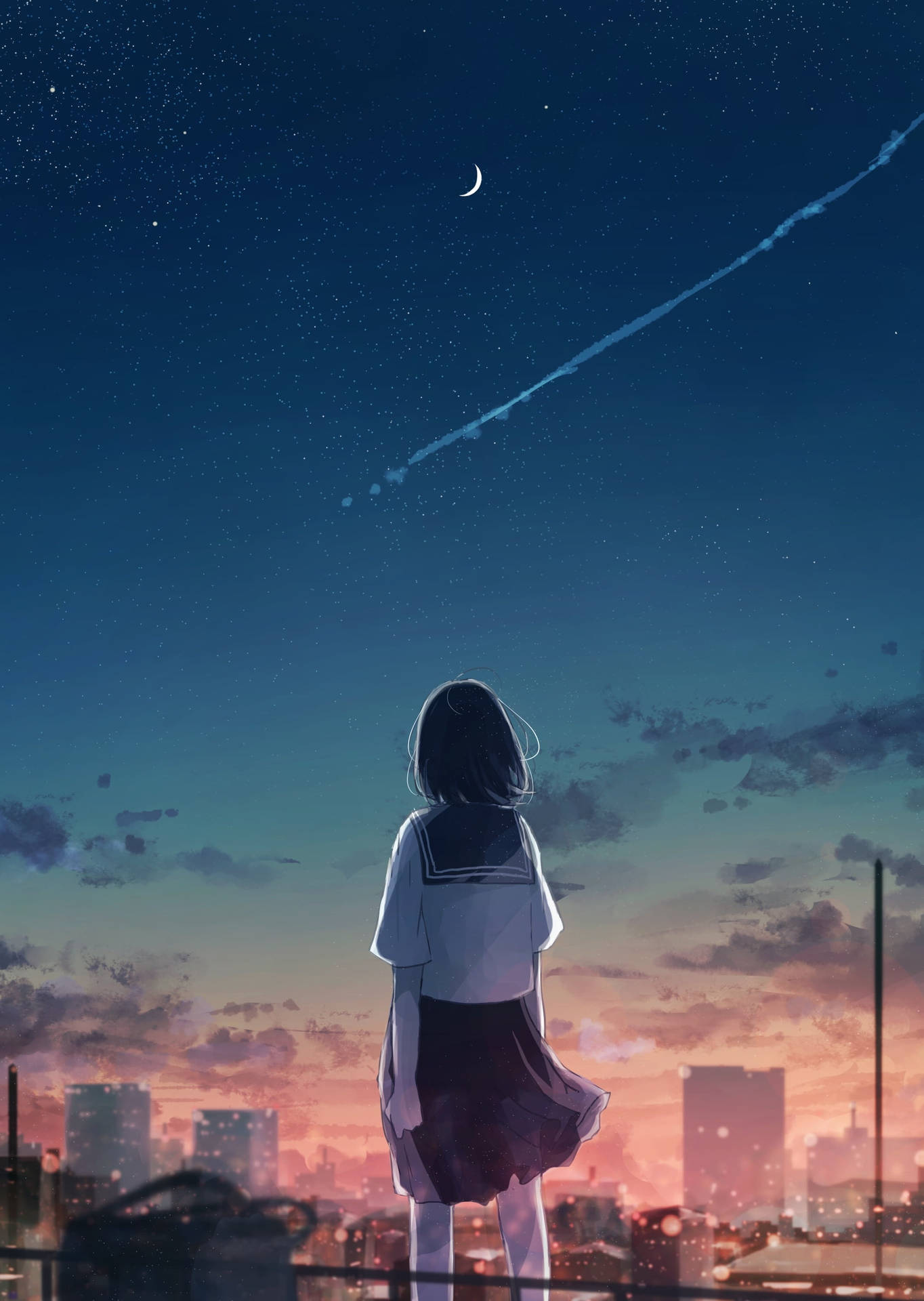 Girl Aesthetic Anime Iphone Background