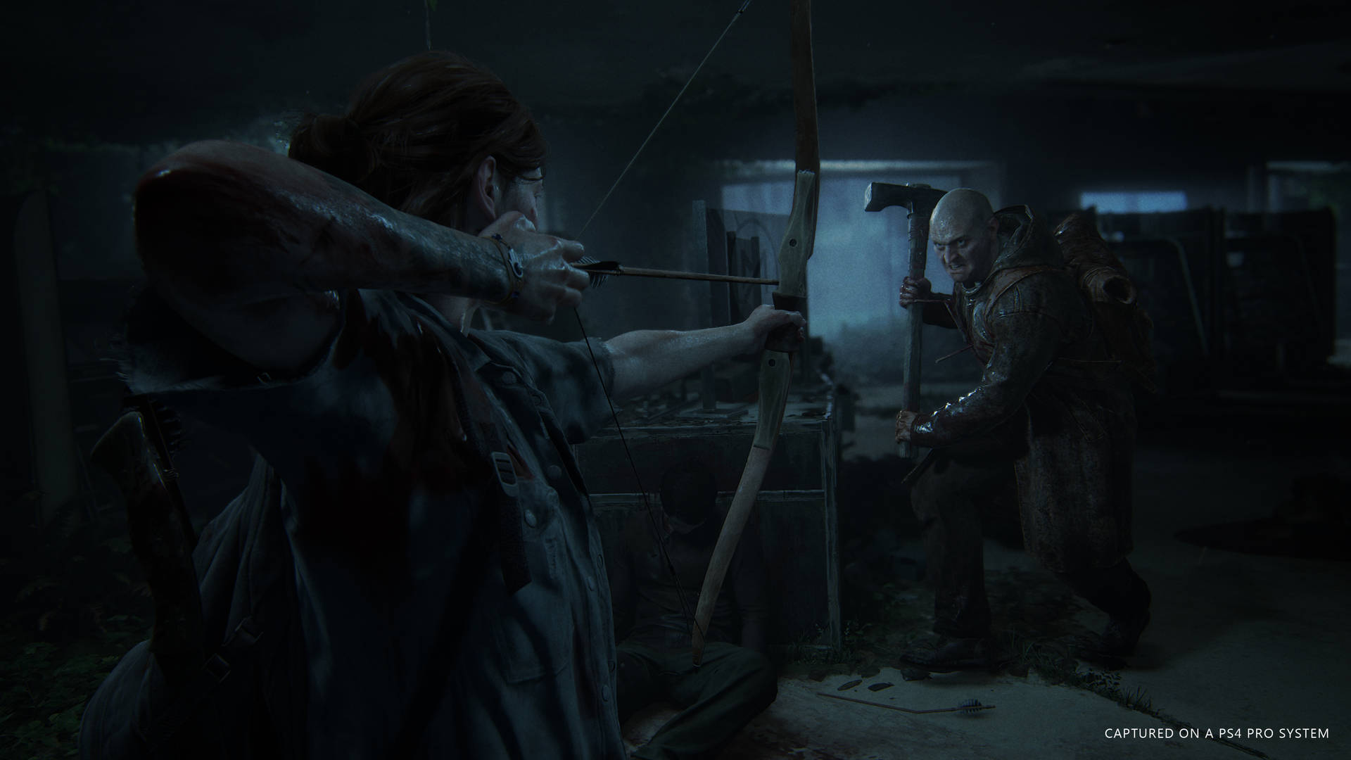 Girl Aiming With Bow In The Last Of Us 4k Background