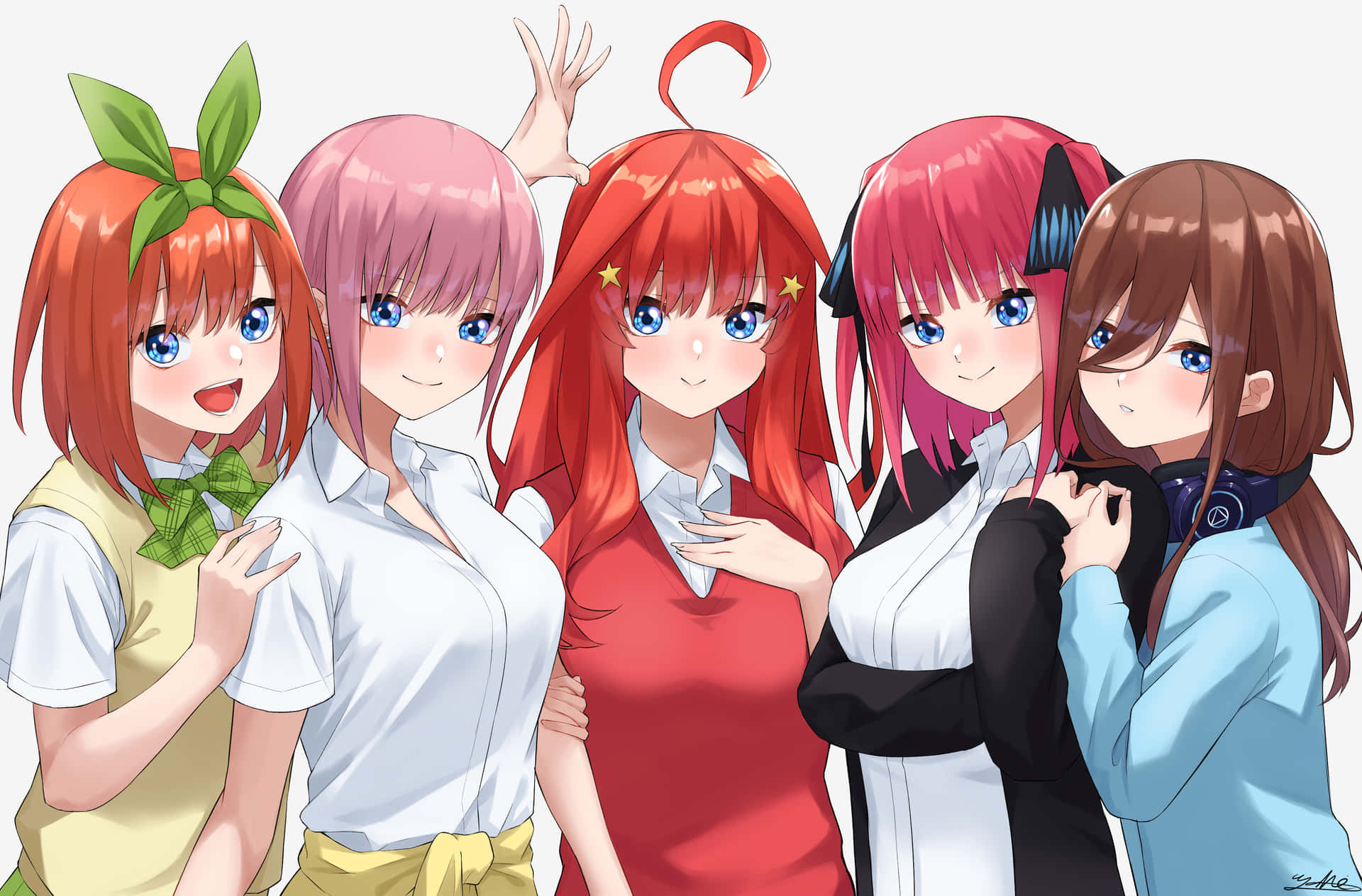 Girl Anime From The Quintessential Quintuplets Series