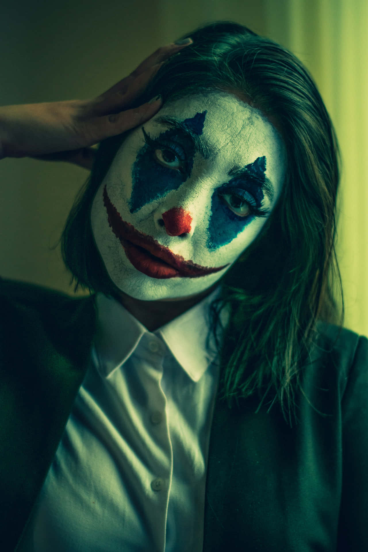 Girl As Cool Joker Background