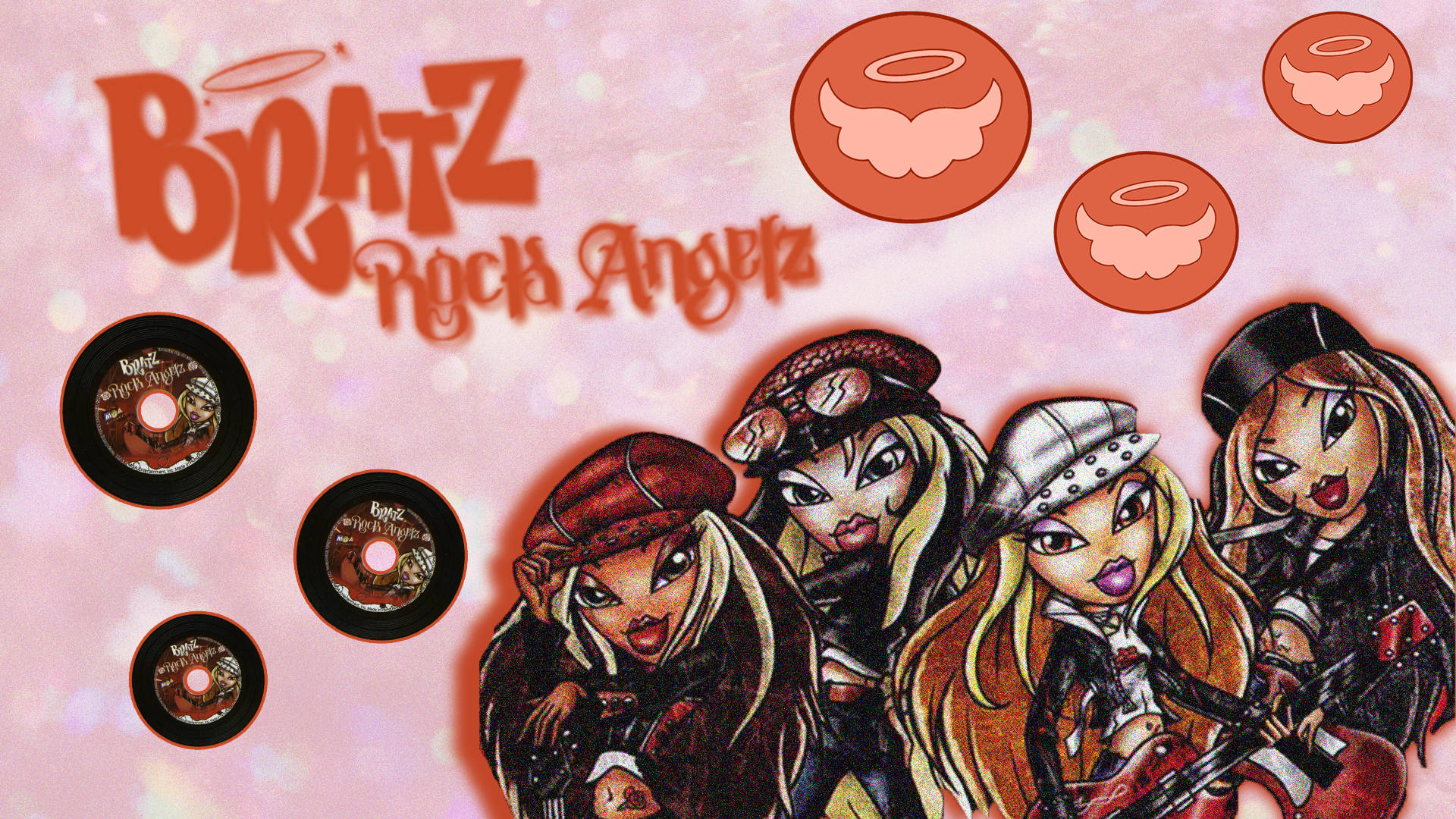 Girl Band Bratz Aesthetic Rock Angelz Background