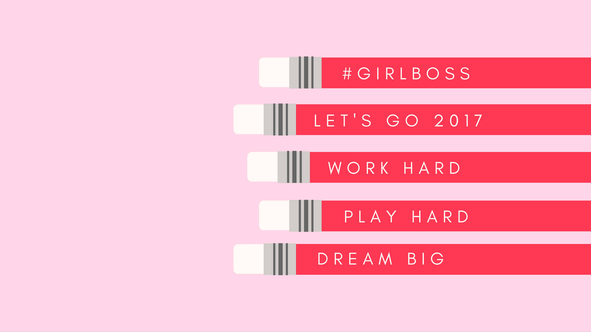 Girl Boss 2017 Dream Banner Background