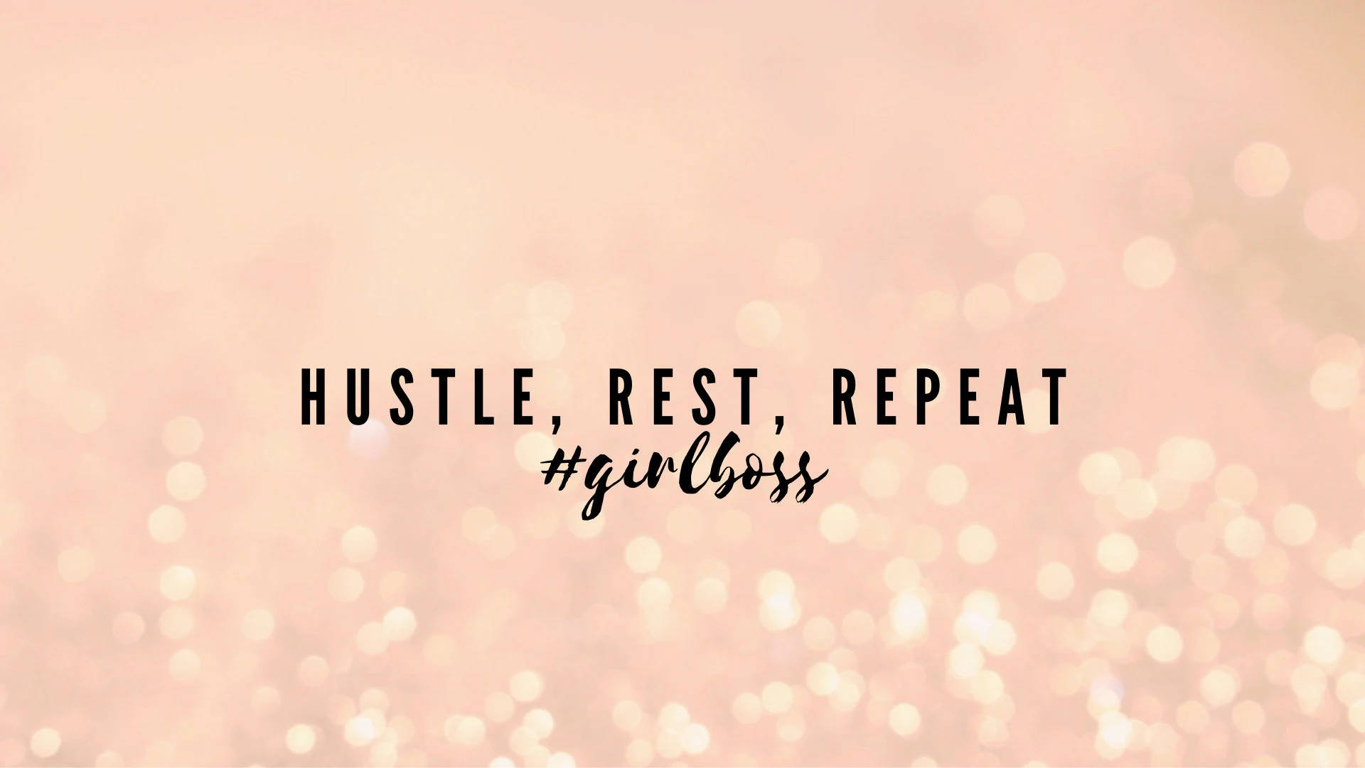 Girl Boss Daily Routine Background