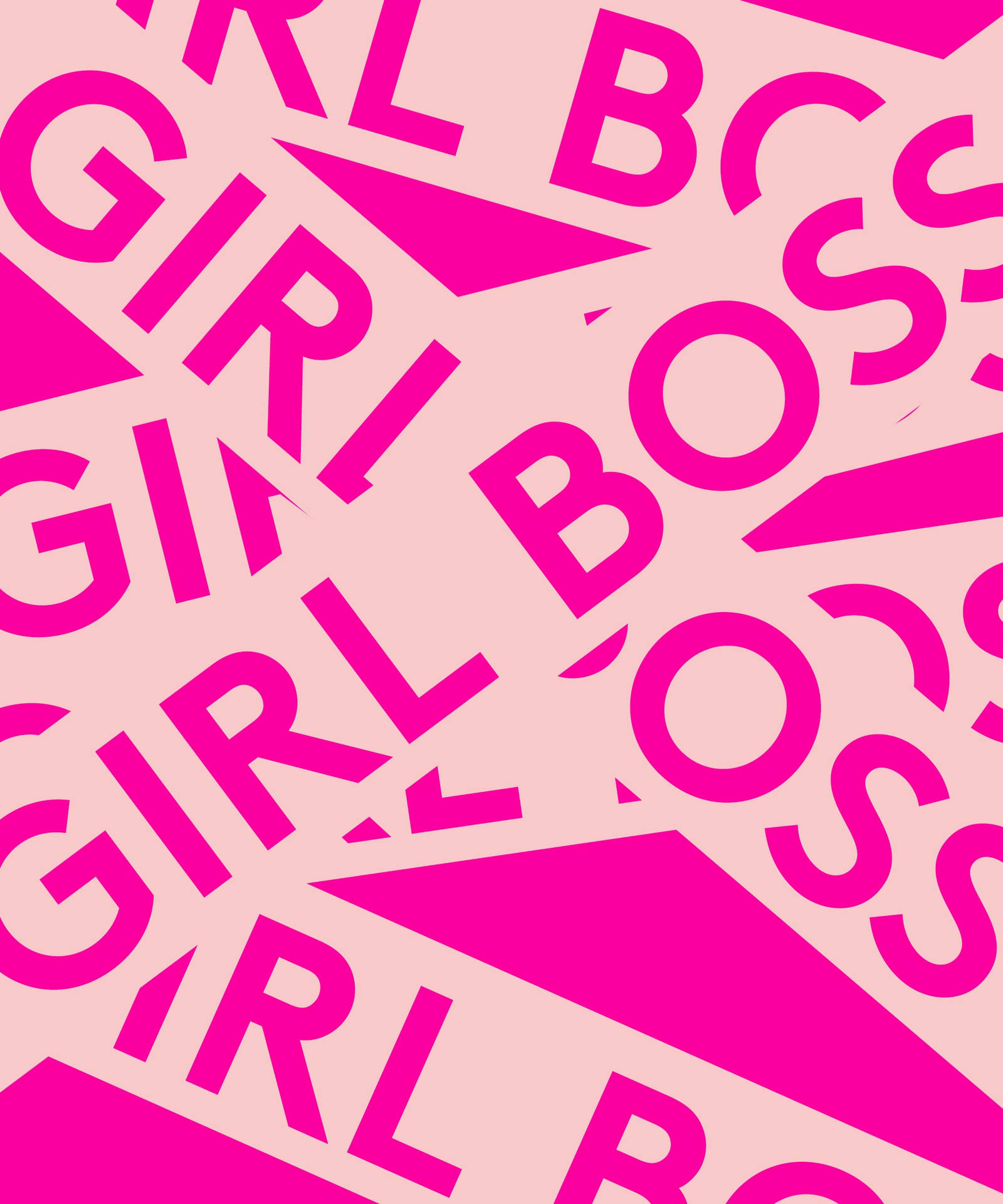 Girl Boss Pink Cover Background