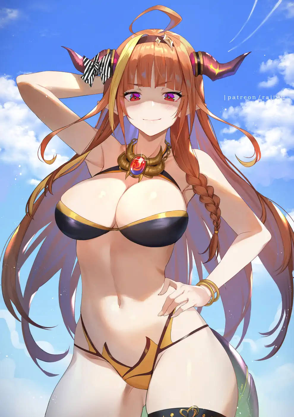 Girl In Bikini Kiryu Coco Background