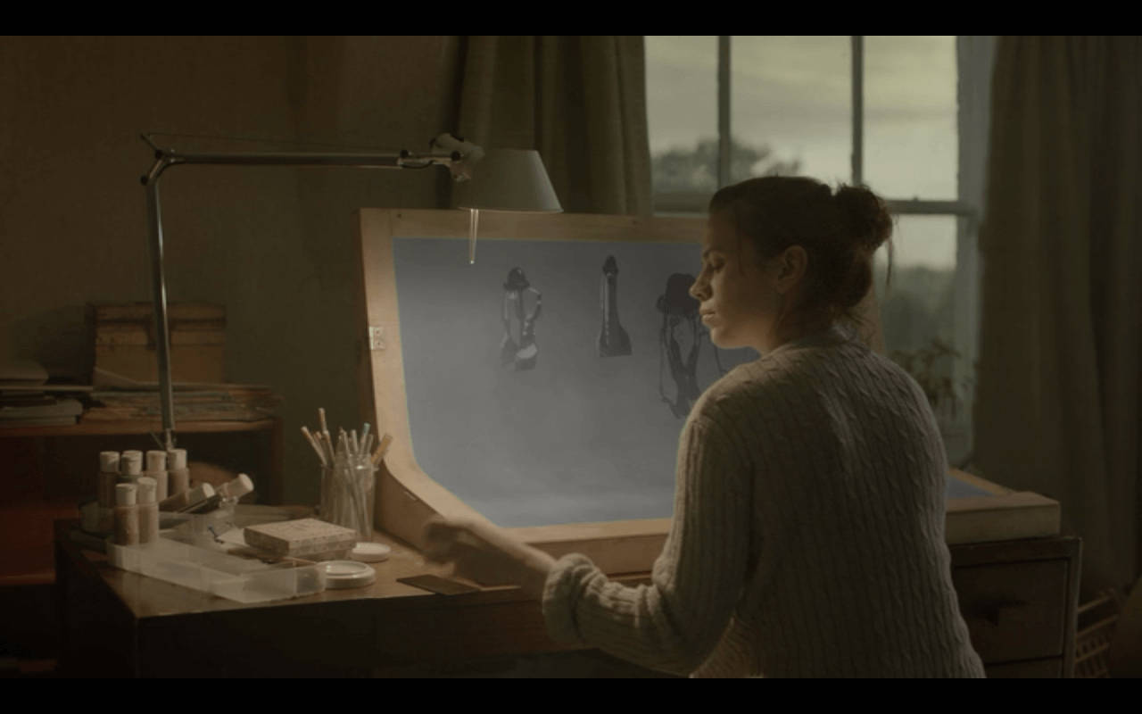 Girl Painting From Black Mirror Scene