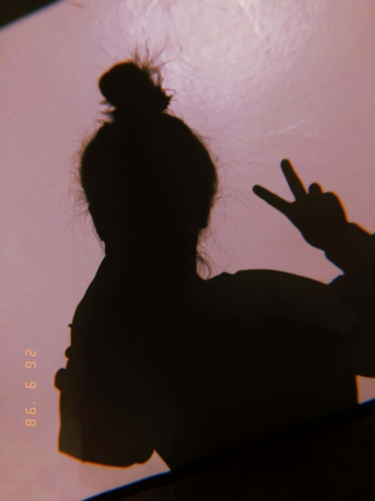 Girl Pink Shadow Pfp Background