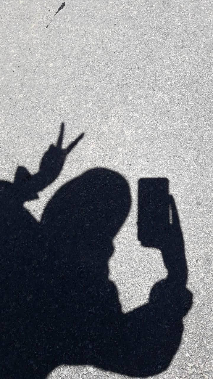 Girl Shadow Peace Sign Instagram Profile