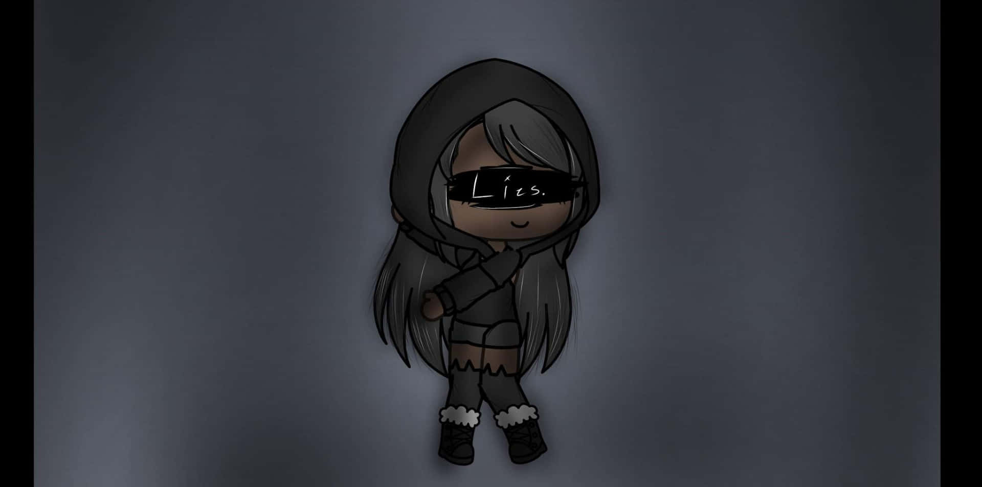 Girl With Hoodie - Edgy Pfp Background