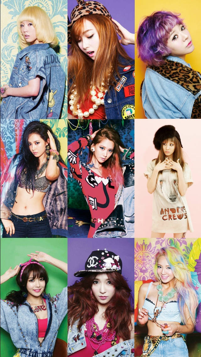 Girls' Generation I Got A Boy Collage Background
