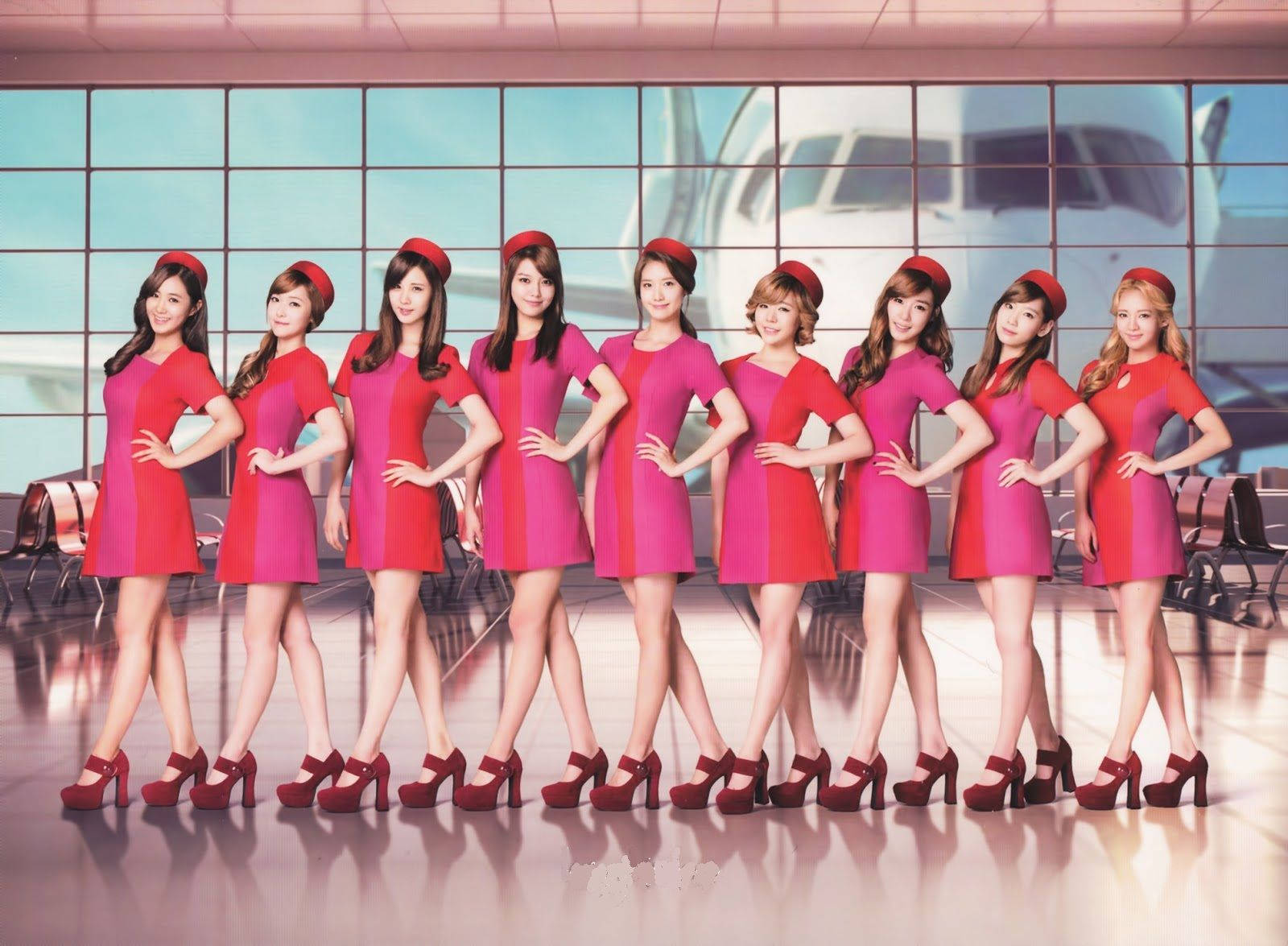 Girls Generation Snsd Flight Attendant