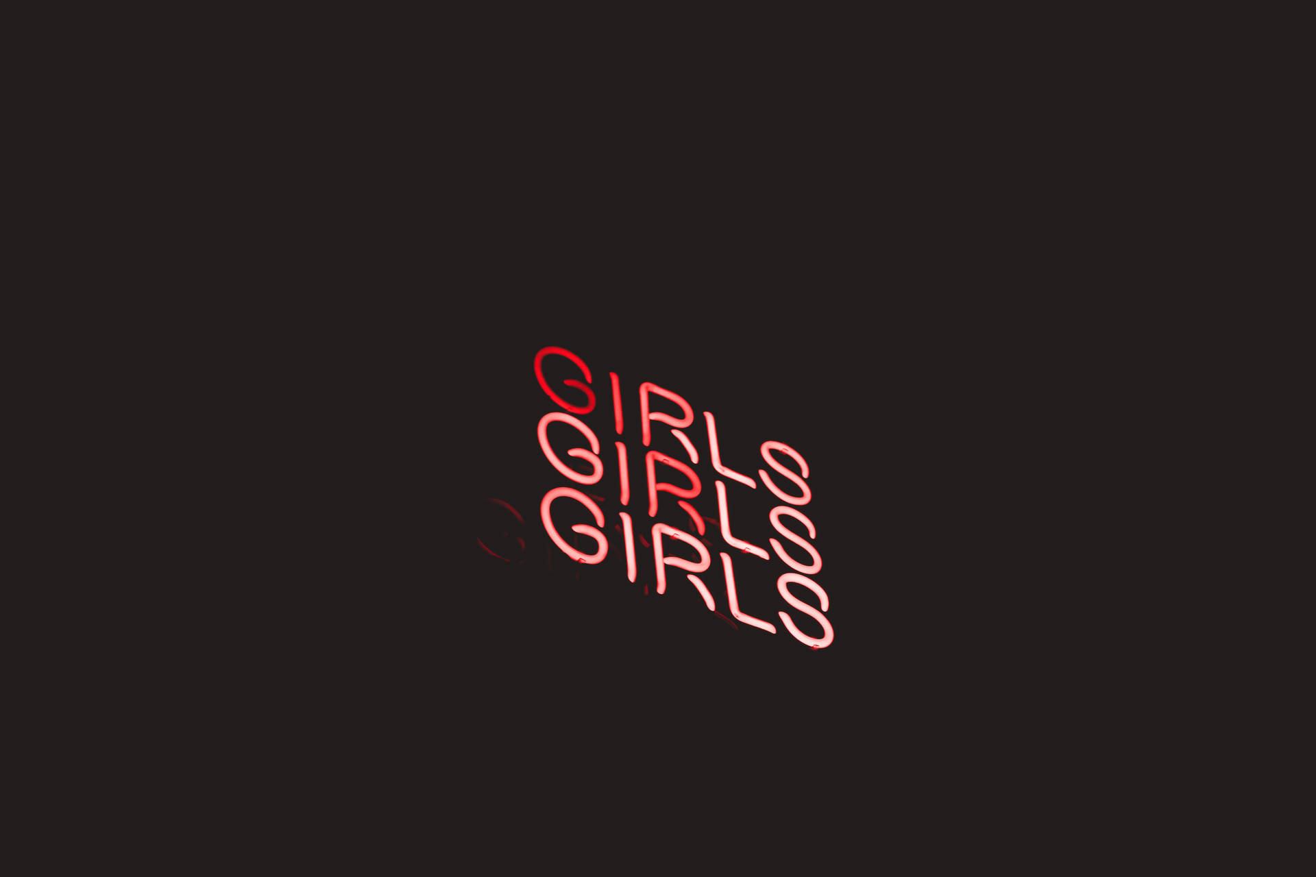 Girls Girls Girls Neon Sign